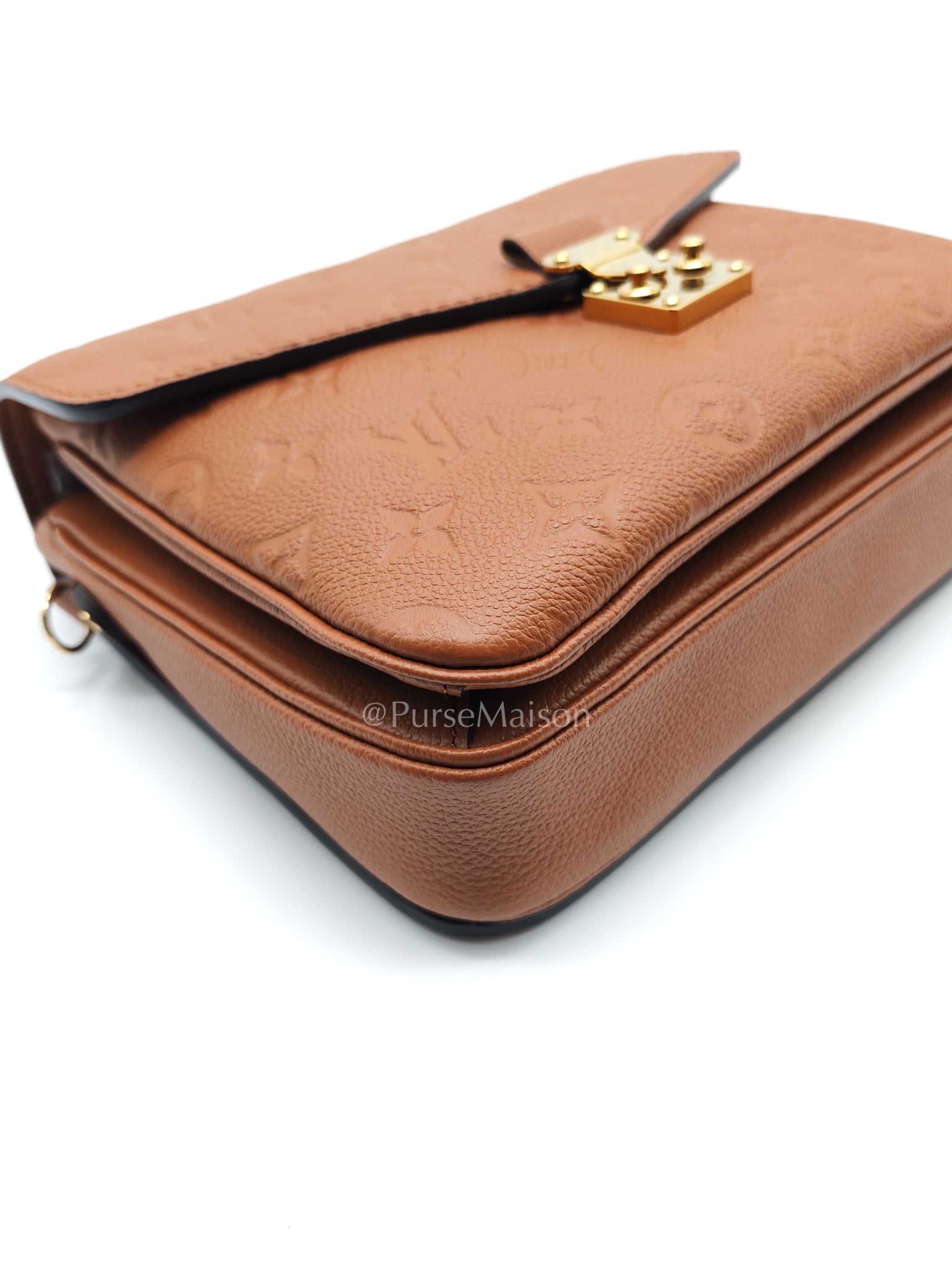 Pochette Metis in Cognac Monogram Empriente Leather (Microchip) | Purse Maison Luxury Bags Shop