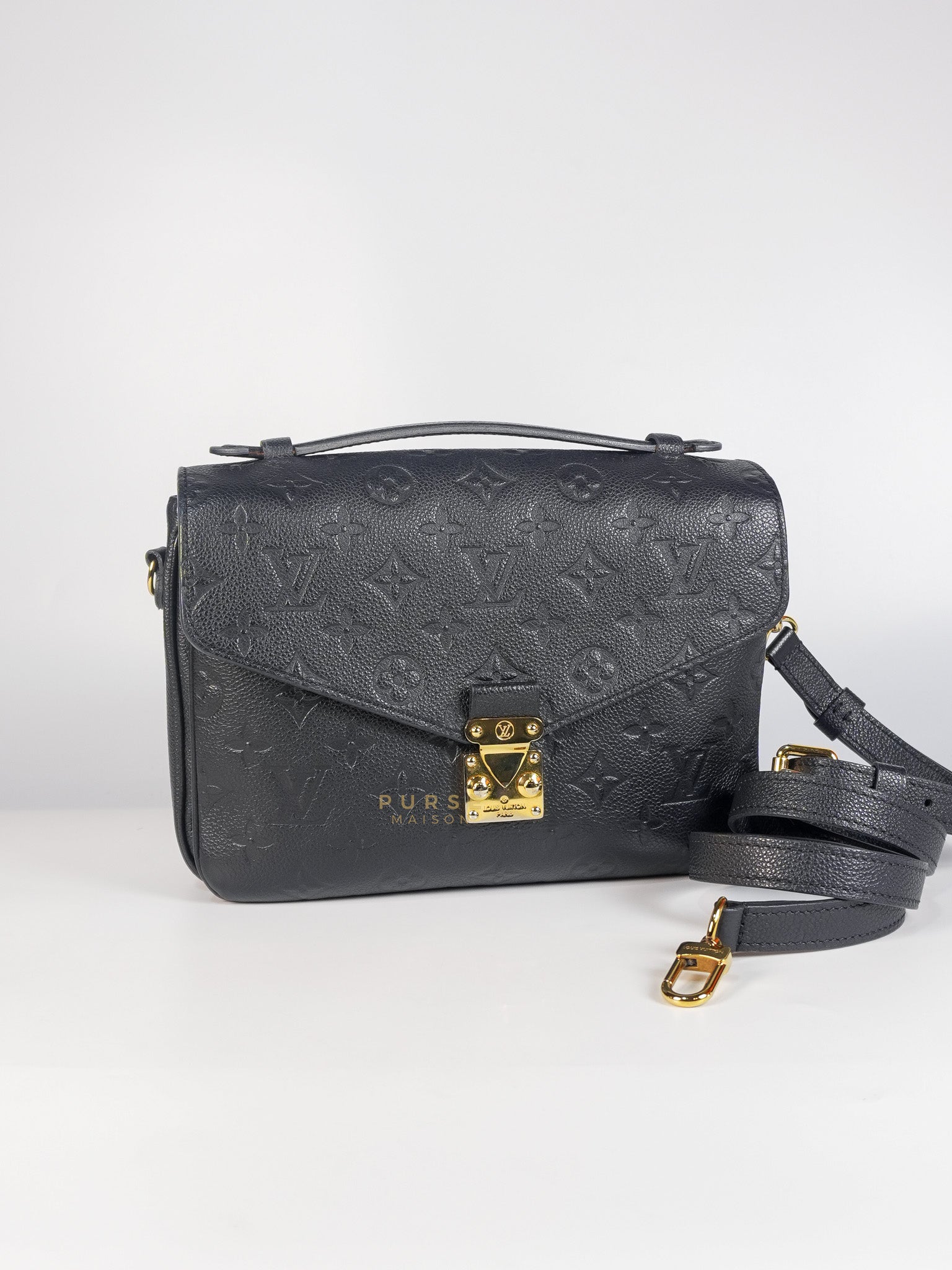Pochette Metis in Navy Blue Empreinte Monogram Canvas (Date Code: AR1128) | Purse Maison Luxury Bags Shop