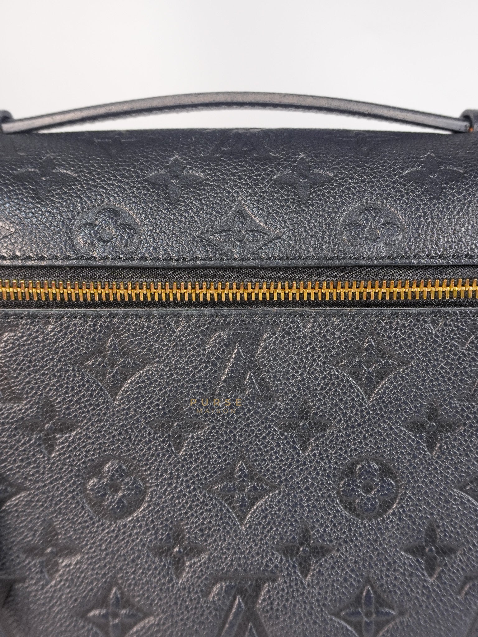 Pochette Metis in Navy Blue Empreinte Monogram Canvas (Date Code: AR1128) | Purse Maison Luxury Bags Shop