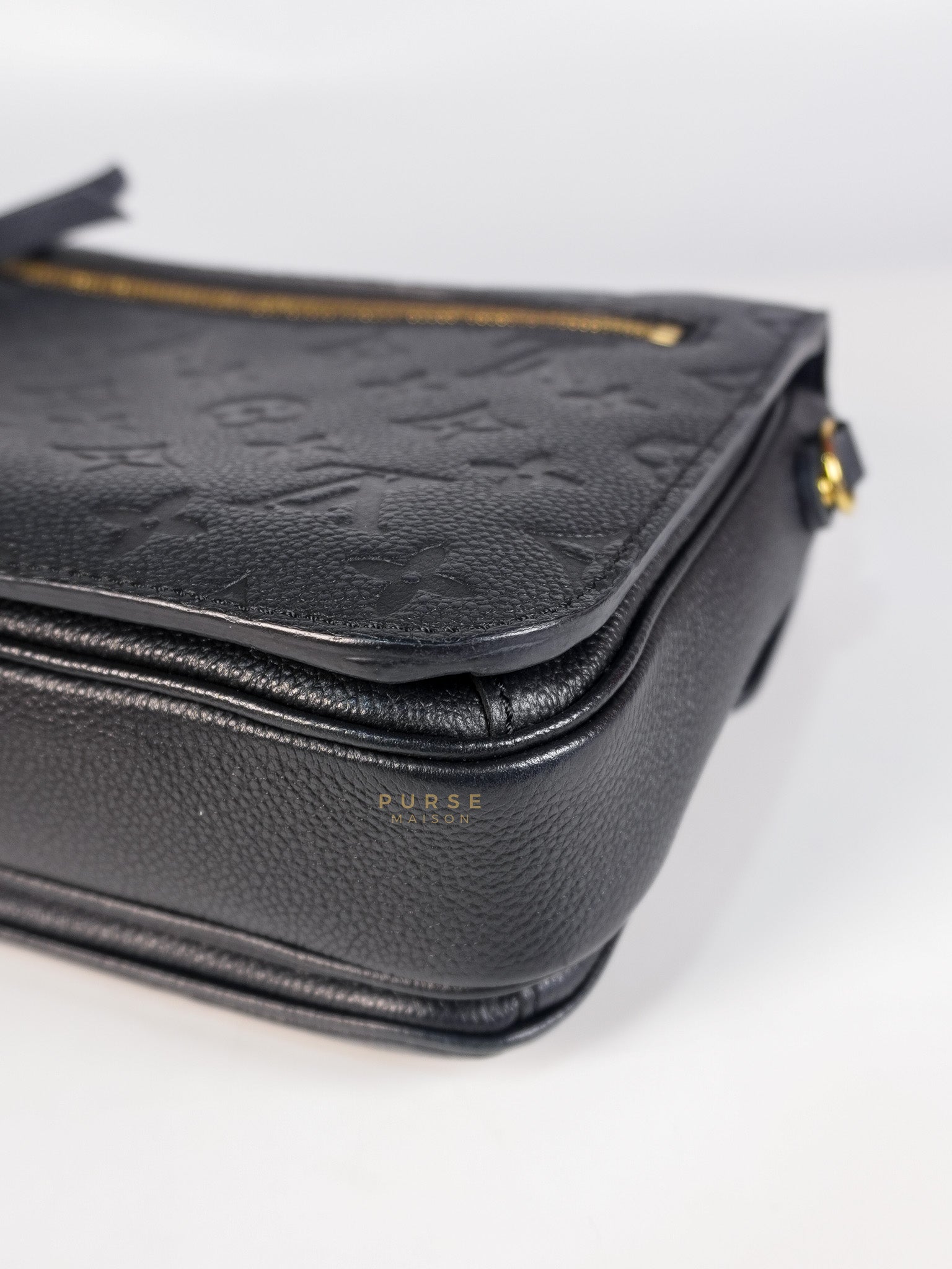 Pochette Metis in Navy Blue Empreinte Monogram Canvas (Date Code: AR1128) | Purse Maison Luxury Bags Shop