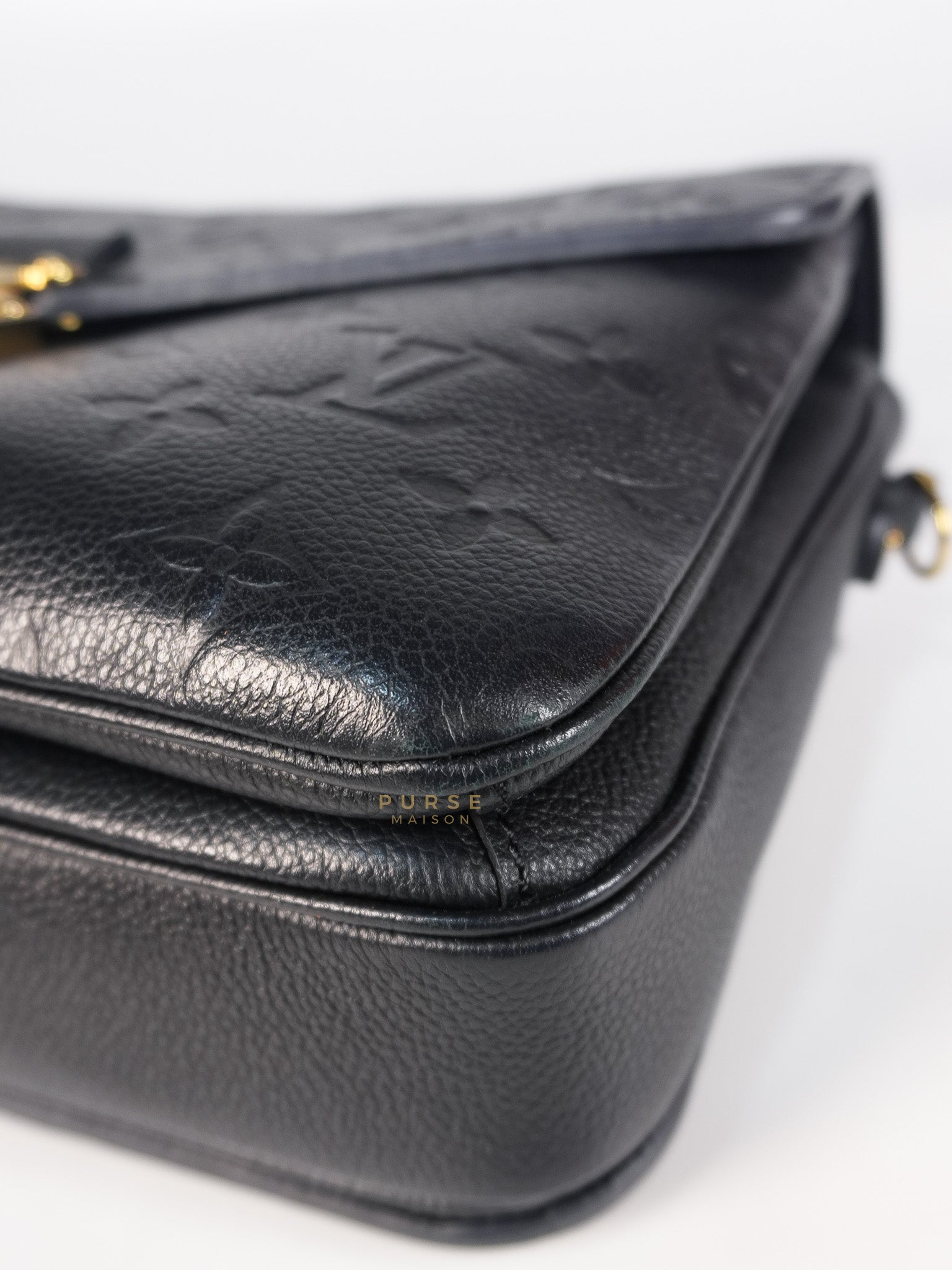 Pochette Metis in Navy Blue Empreinte Monogram Canvas (Date Code: AR1128) | Purse Maison Luxury Bags Shop