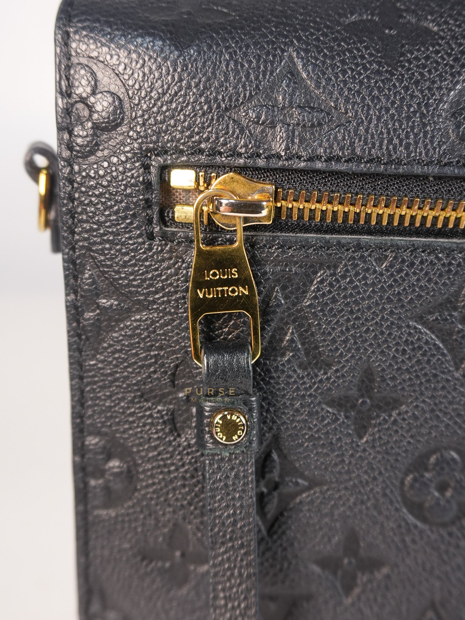 Pochette Metis in Navy Blue Empreinte Monogram Canvas (Date Code: AR1128) | Purse Maison Luxury Bags Shop