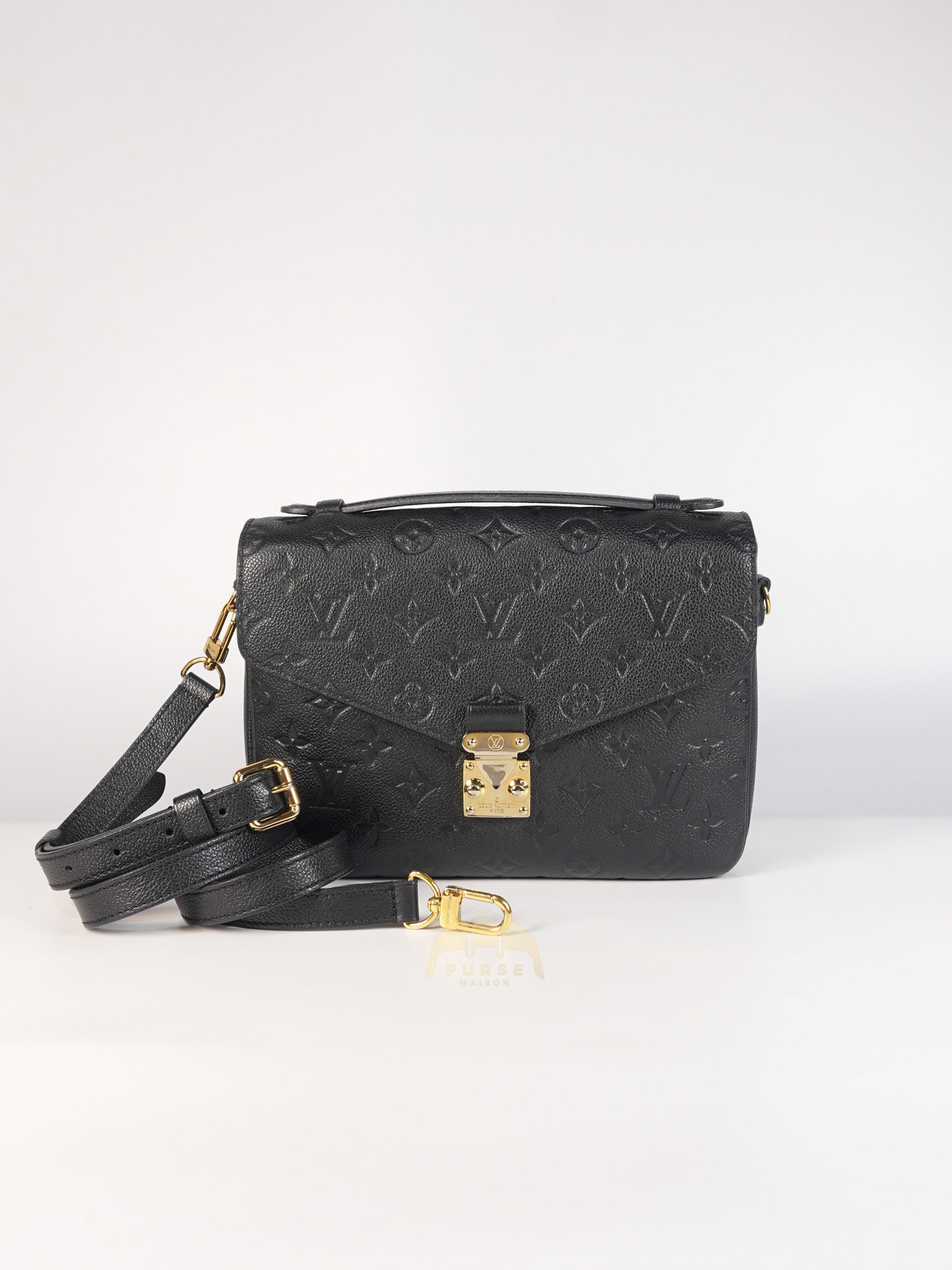 Pochette Metis in Noir Empreinte Monogram Canvas (Date Code: AR5108) | Purse Maison Luxury Bags Shop