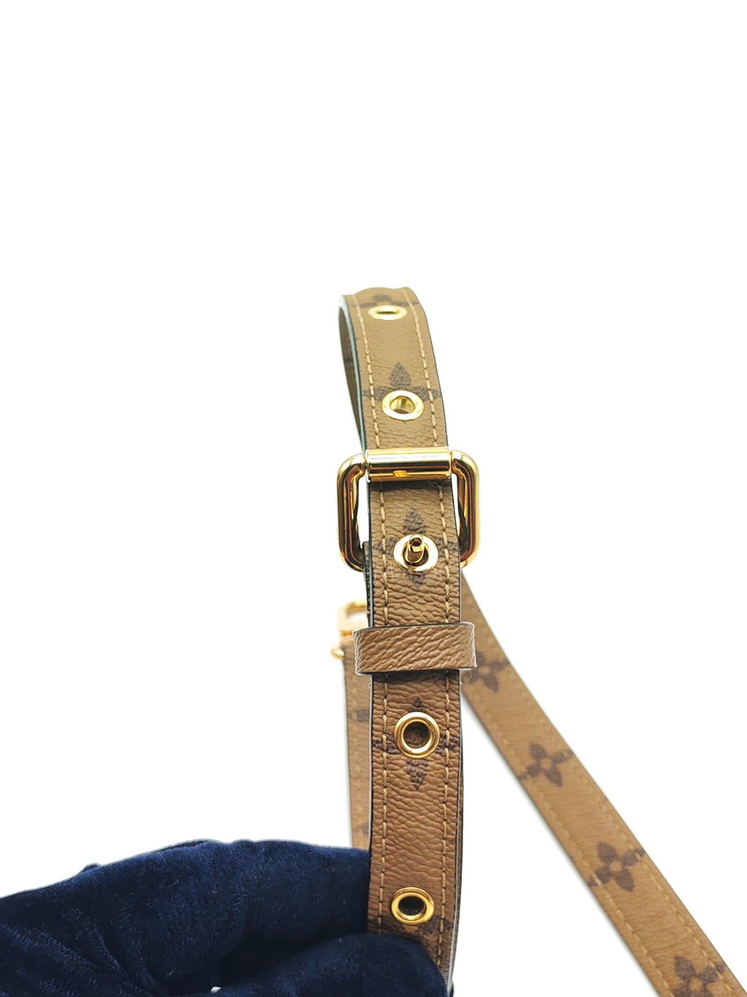 Pochette Metis in Reverse Monogram Canvas & Gold Hardware Microchip | Purse Maison Luxury Bags Shop