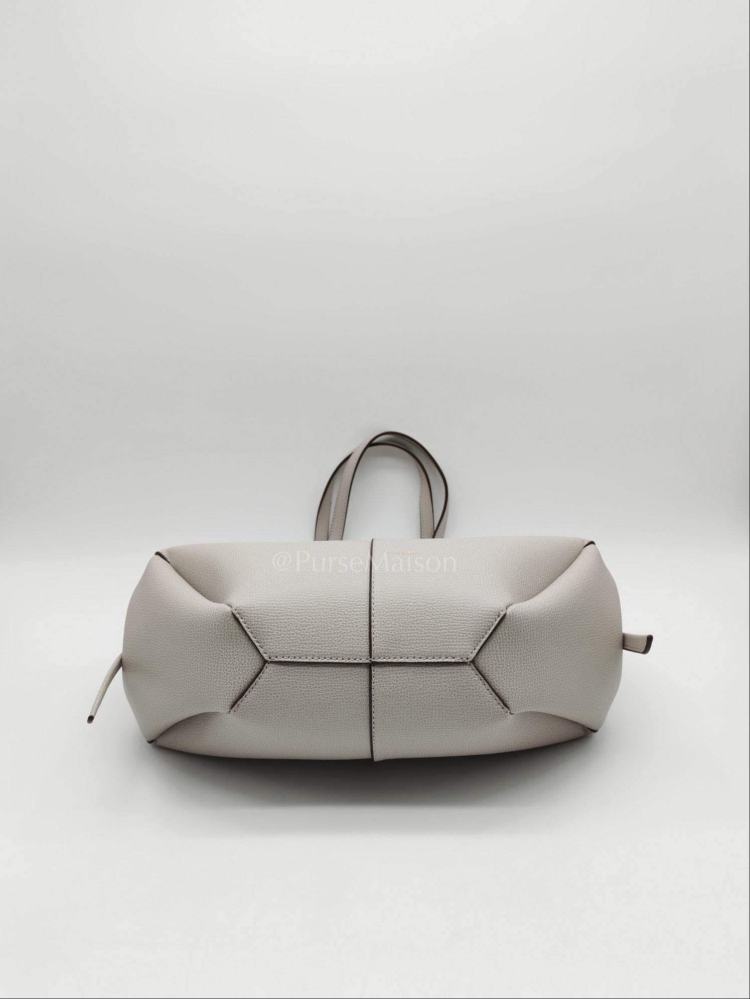 Cyme Mini in Mist Graine Leather Tote Bag | Purse Maison Luxury Bags Shop