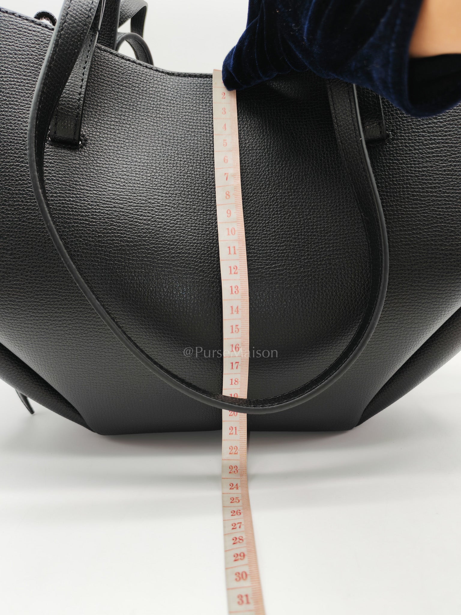 Polene Mini Cyme Black Graine Leather | Purse Maison Luxury Bags Shop