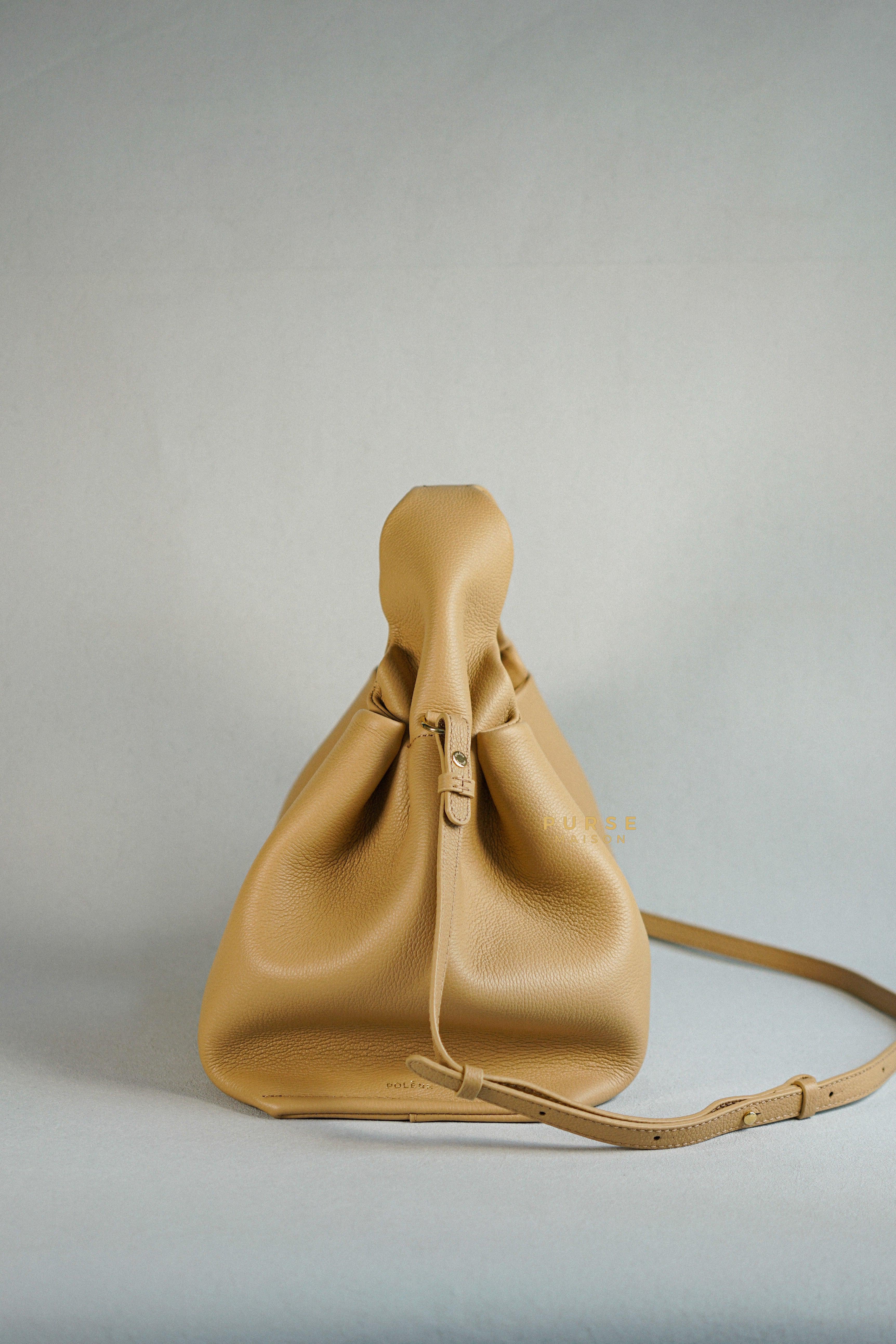 Numéro neuf leather handbag Polene Beige in Leather - 34630829
