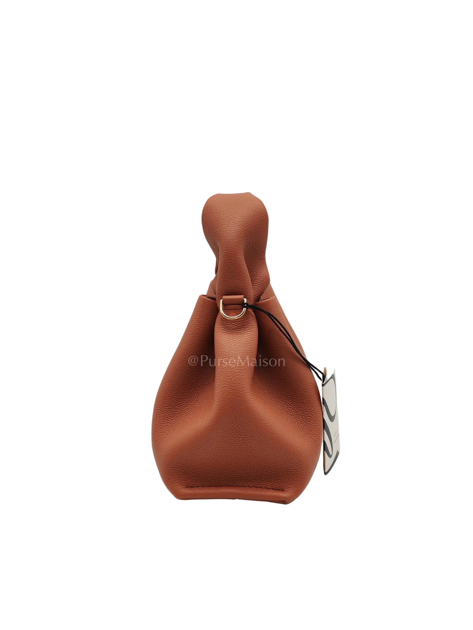 Polene Neuf Mini in Terracota Graine Leather | Purse Maison Luxury Bags Shop