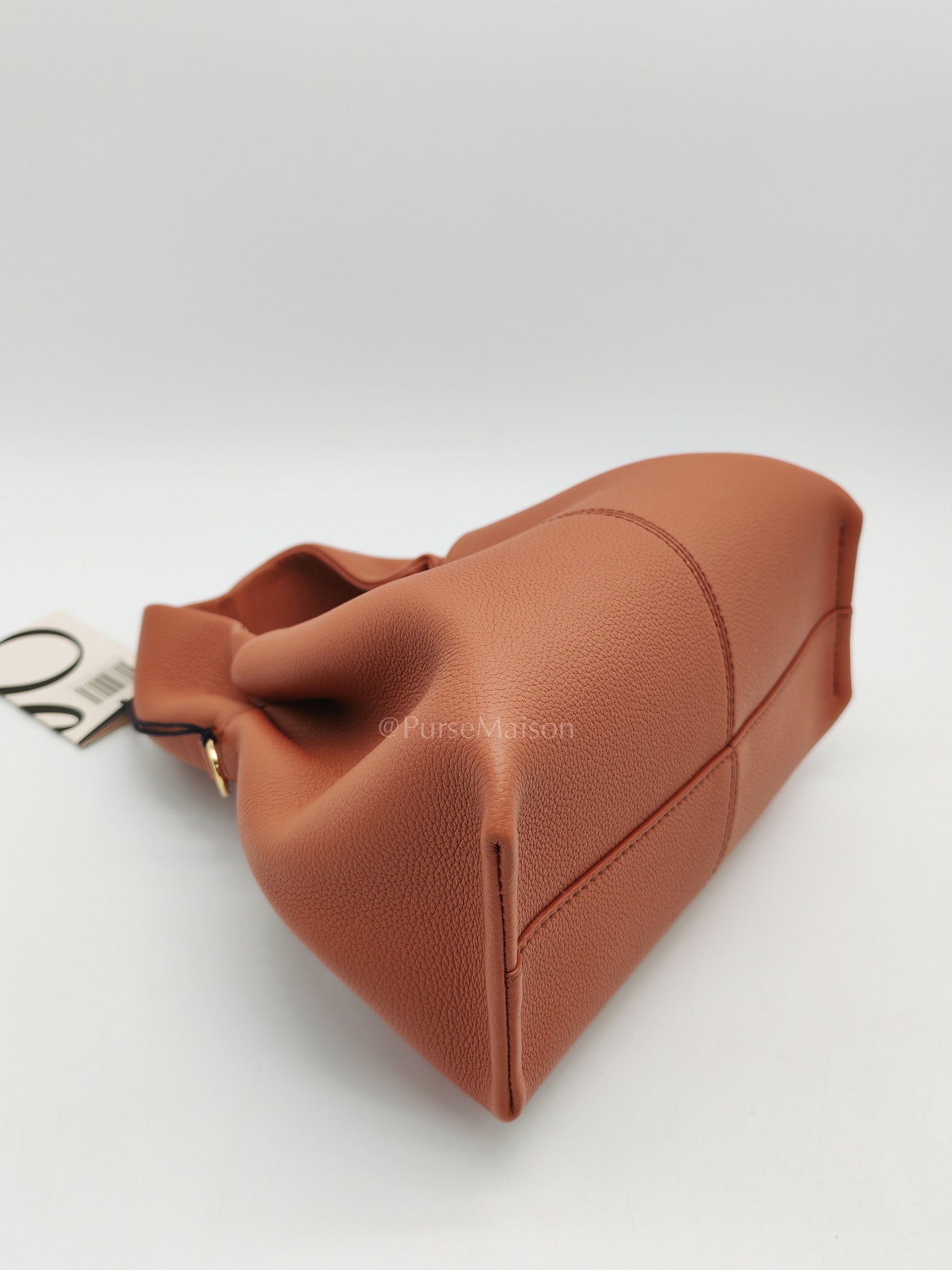 Polene Neuf Mini in Terracota Graine Leather | Purse Maison Luxury Bags Shop