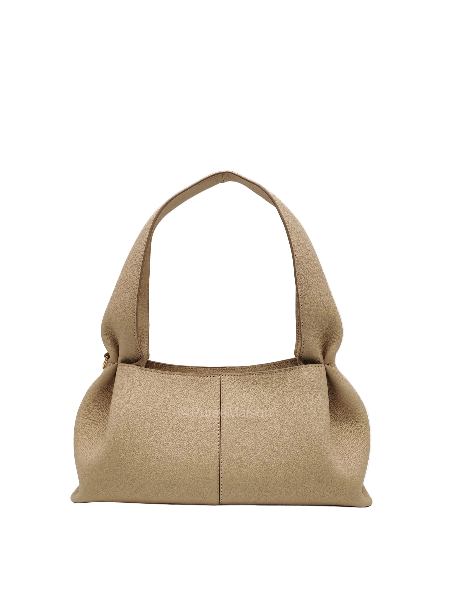 Polene Neuf East-West in Sand Graine leather | Purse Maison Luxury Bags Shop