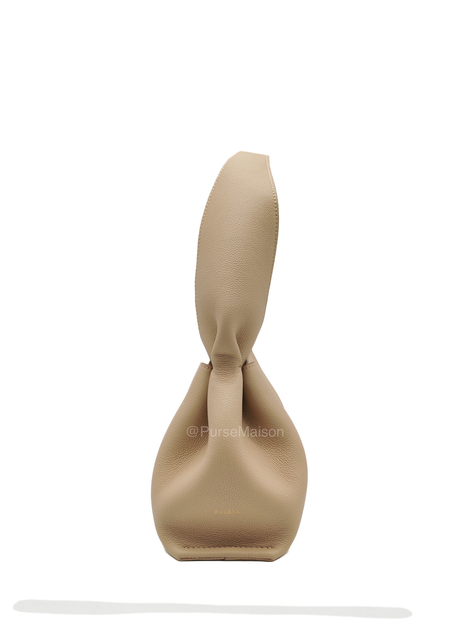 Polene Neuf East-West in Sand Graine leather | Purse Maison Luxury Bags Shop