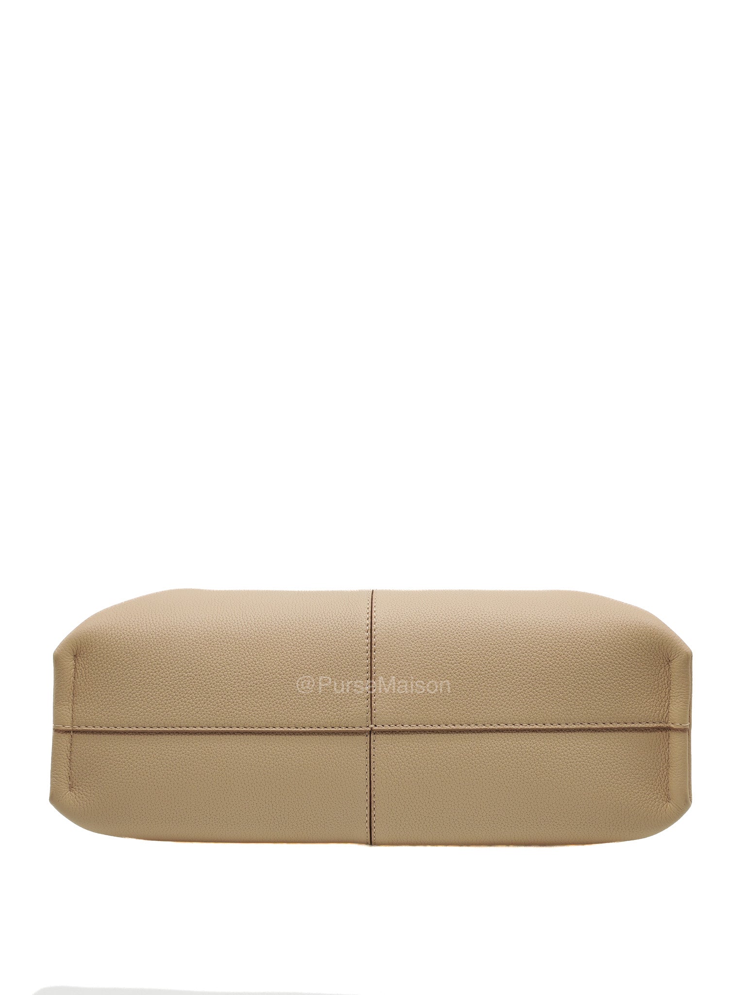 Polene Neuf East-West in Sand Graine leather | Purse Maison Luxury Bags Shop