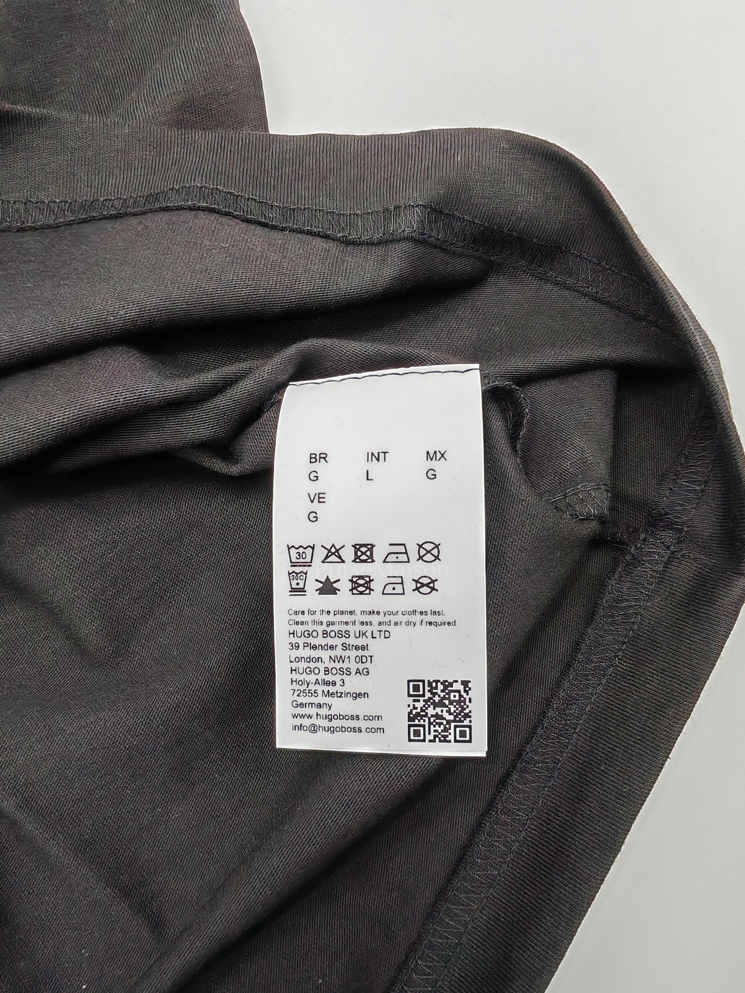 Jersey Cotton T-Shirt in Black for Men Size L