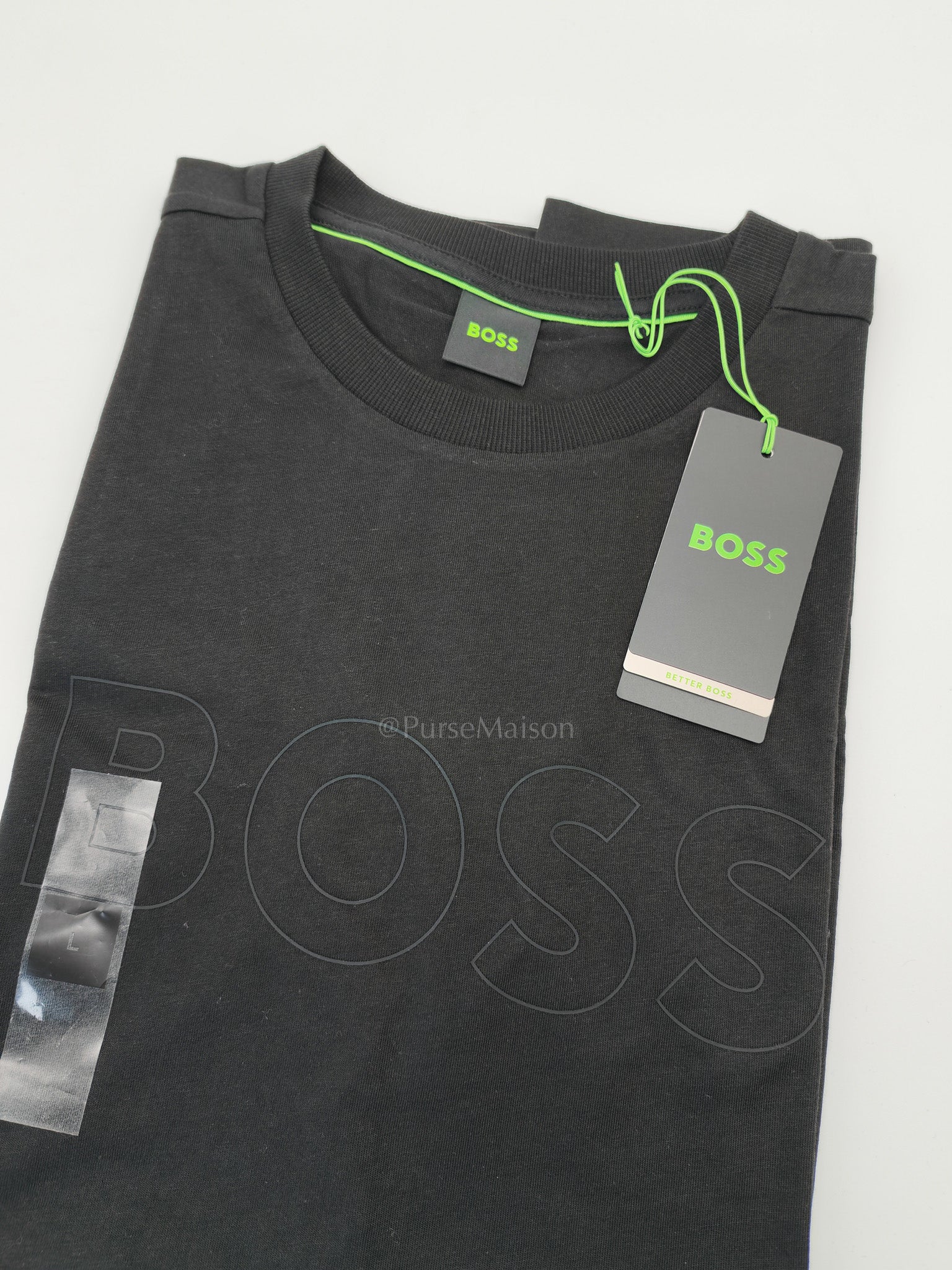 Jersey Cotton T-Shirt in Black for Men Size L