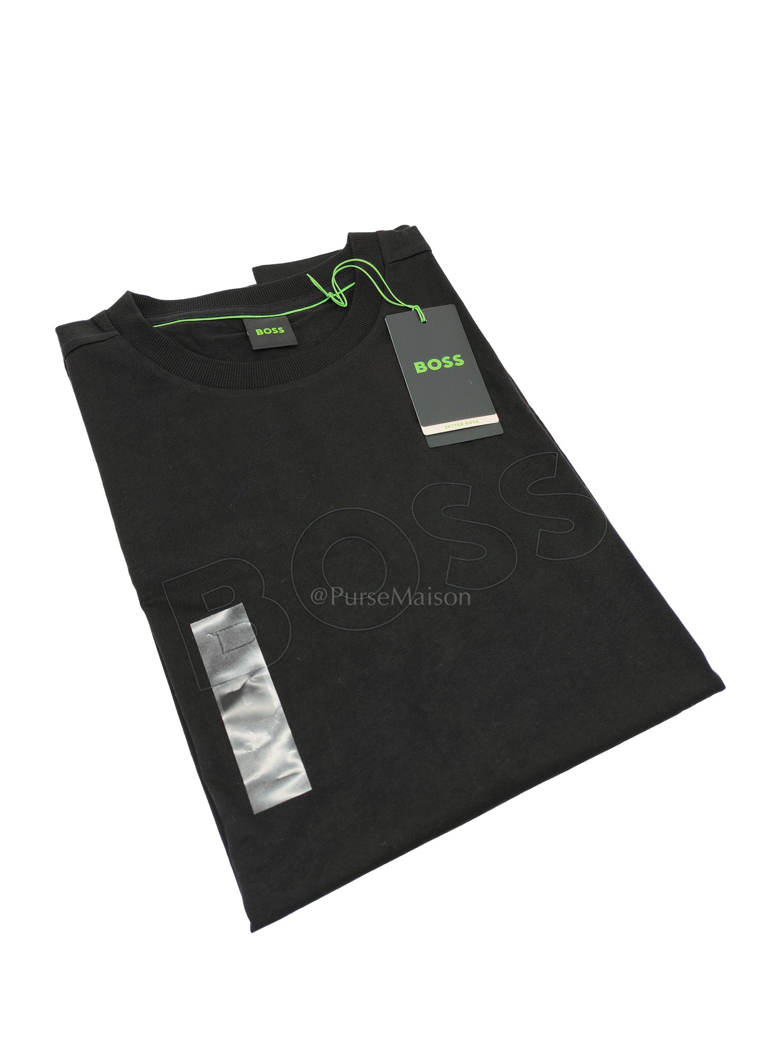 Jersey Cotton T-Shirt in Black for Men Size L