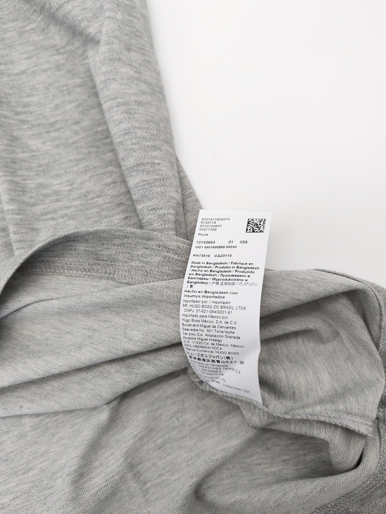 Jersey Polo Shirt in Gray for Men Size L