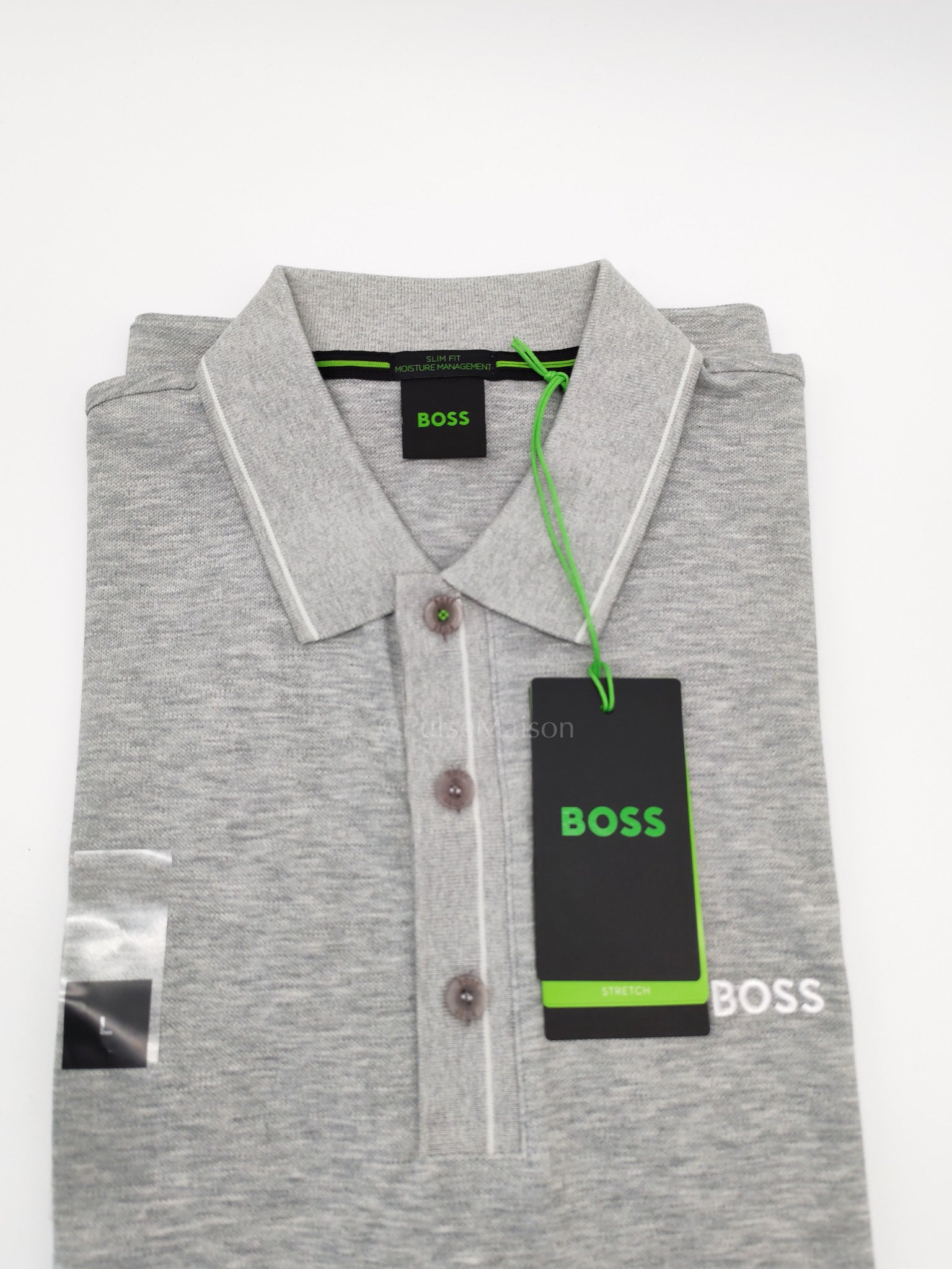Jersey Polo Shirt in Gray for Men Size L