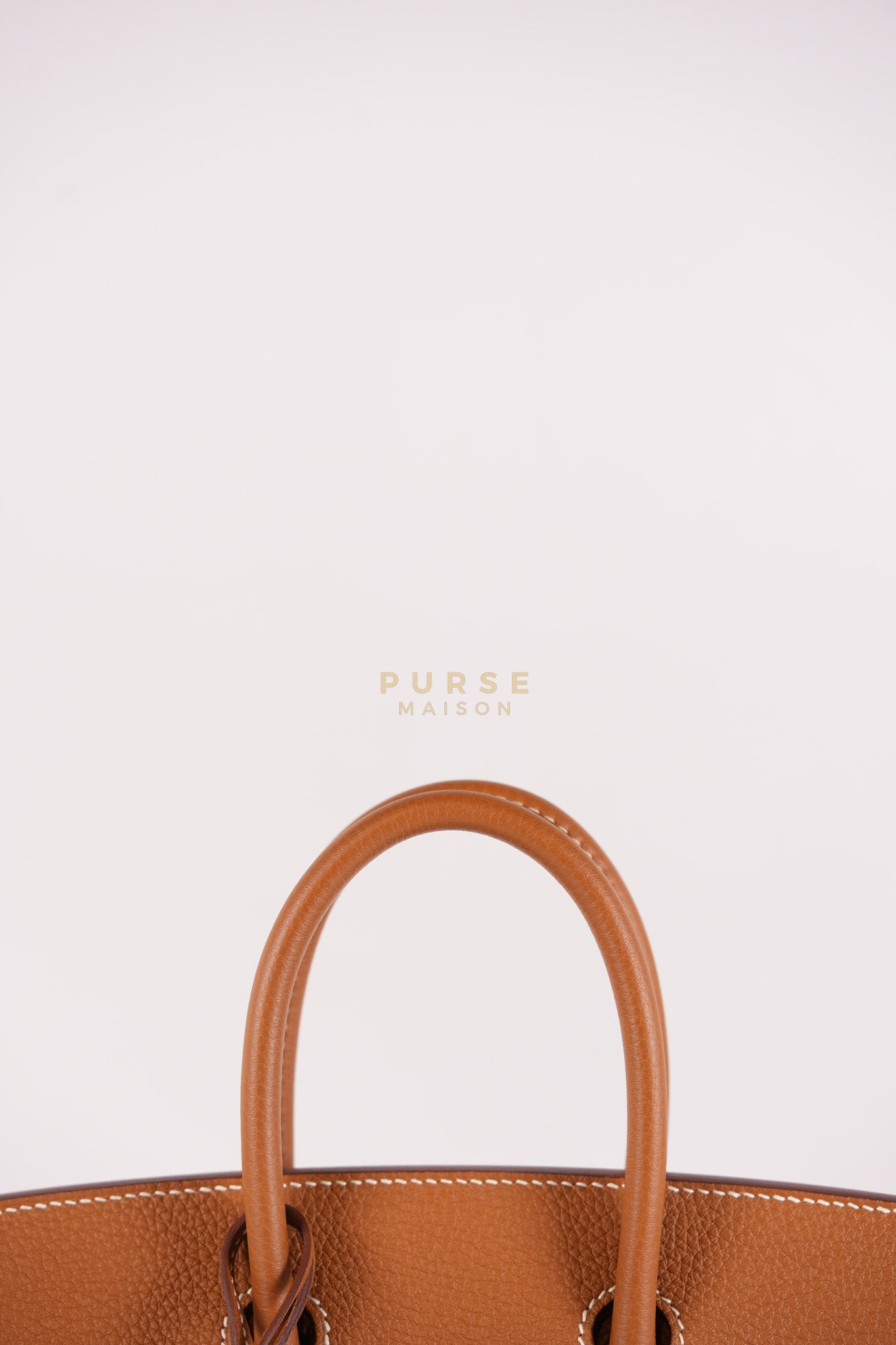 Birkin 25 Retourne in Gold Togo Leather and Palladium Hardware Stamp Y (2020)