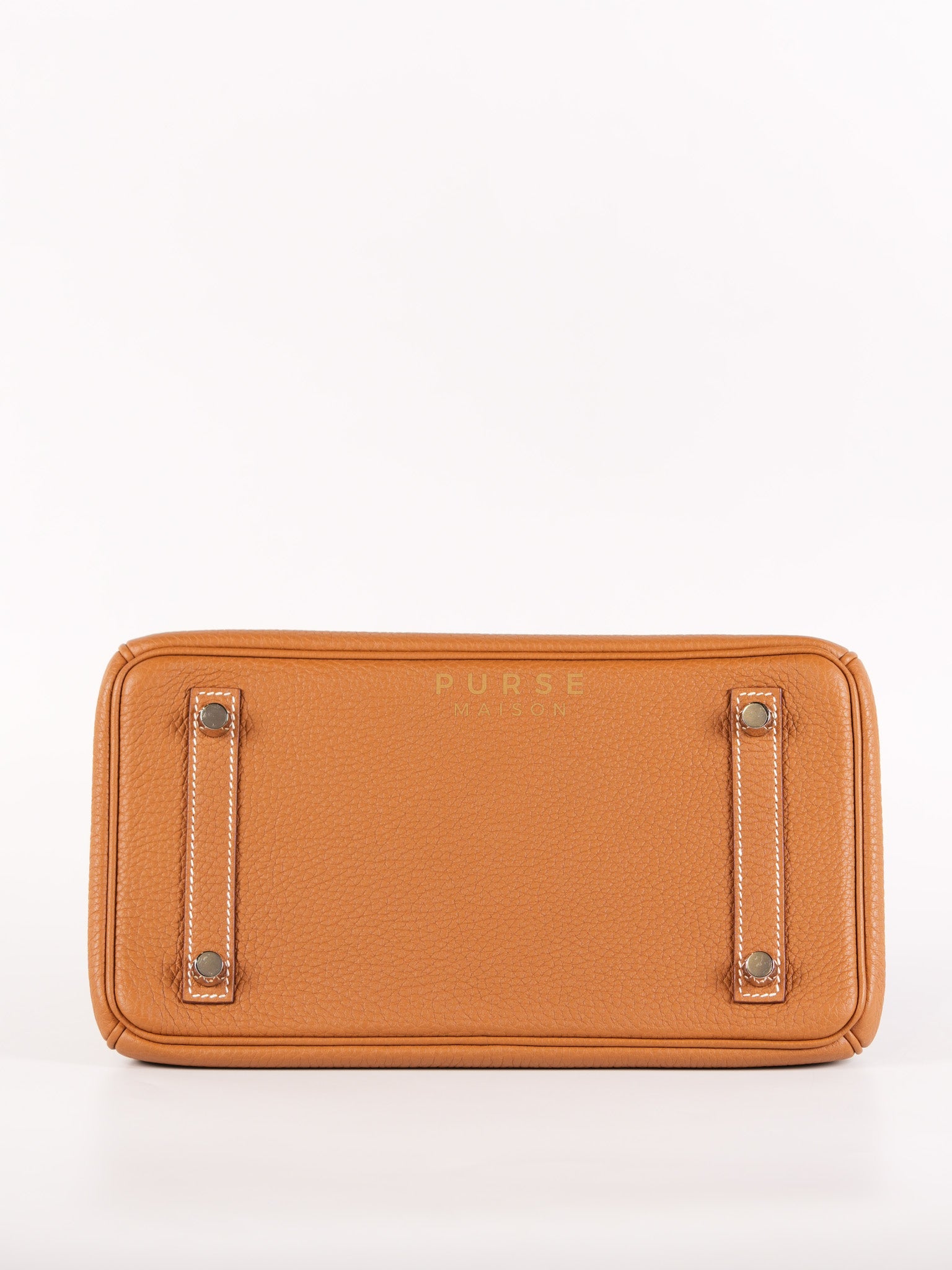 Birkin 25 Retourne in Gold Togo Leather and Palladium Hardware Stamp Y (2020)