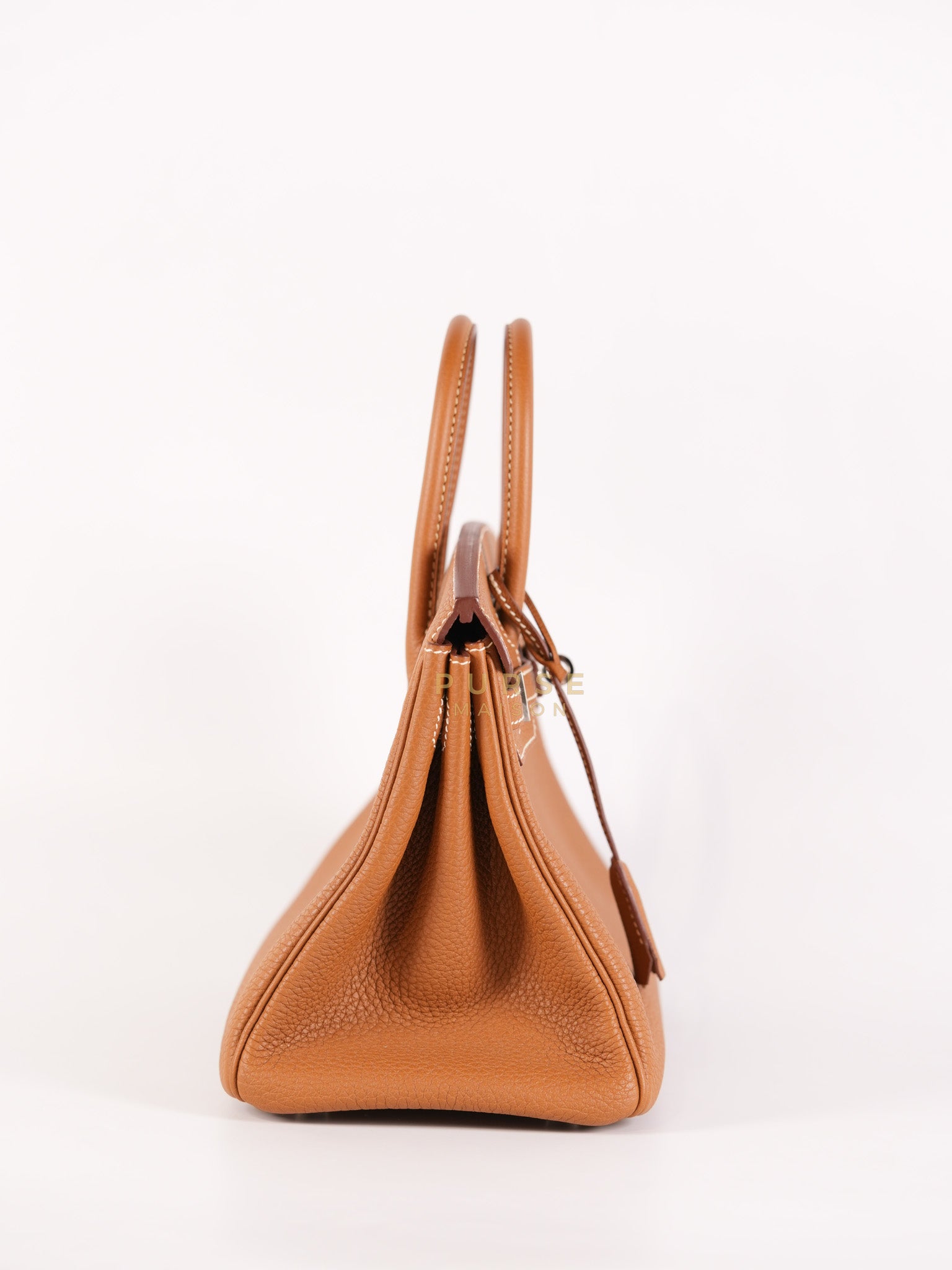 Birkin 25 Retourne in Gold Togo Leather and Palladium Hardware Stamp Y (2020)