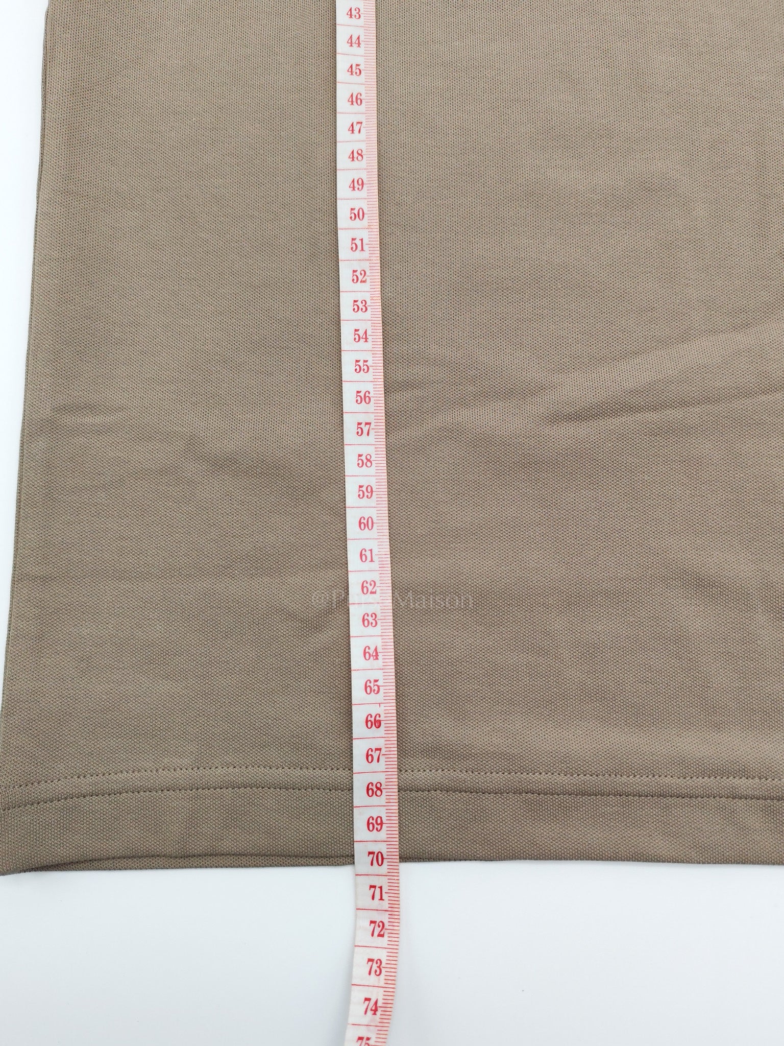 Jersey Polo Shirt in Khaki for Men Size M