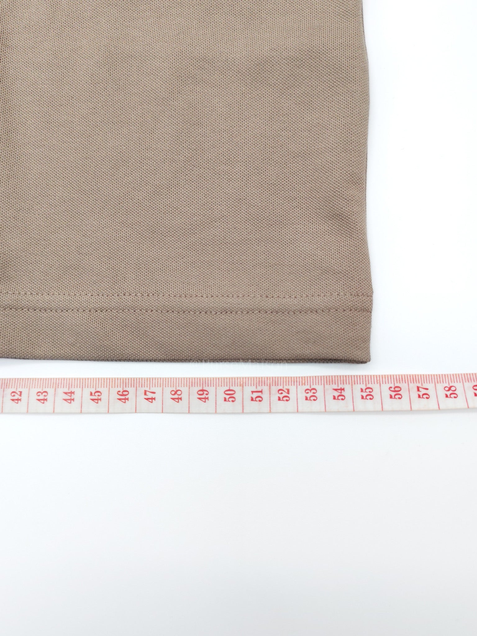 Jersey Polo Shirt in Taupe for Men Size XL