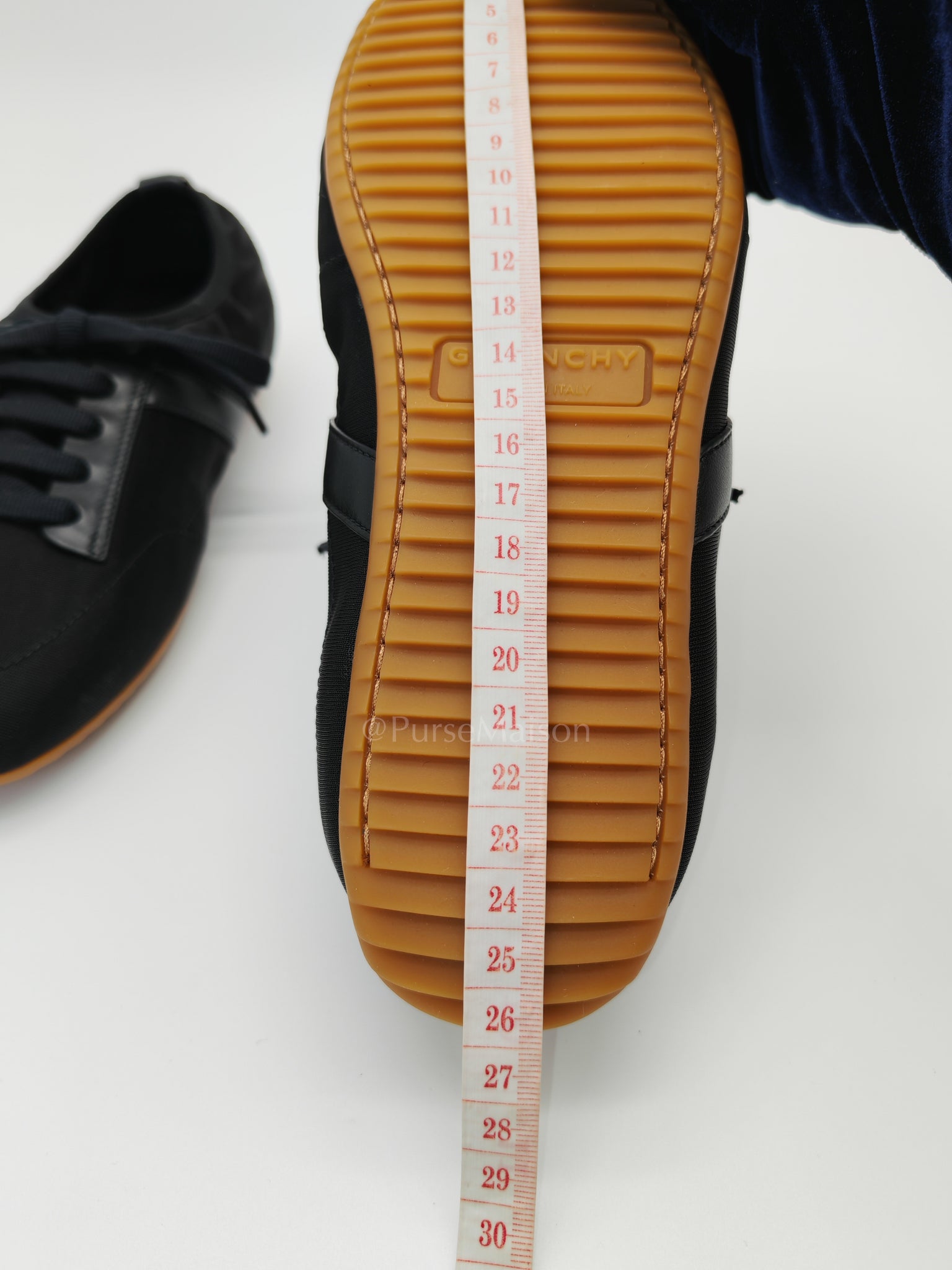 Polyamide Low Top Canvas Sneakers Black 37EU (23cm) | Purse Maison Luxury Bags Shop