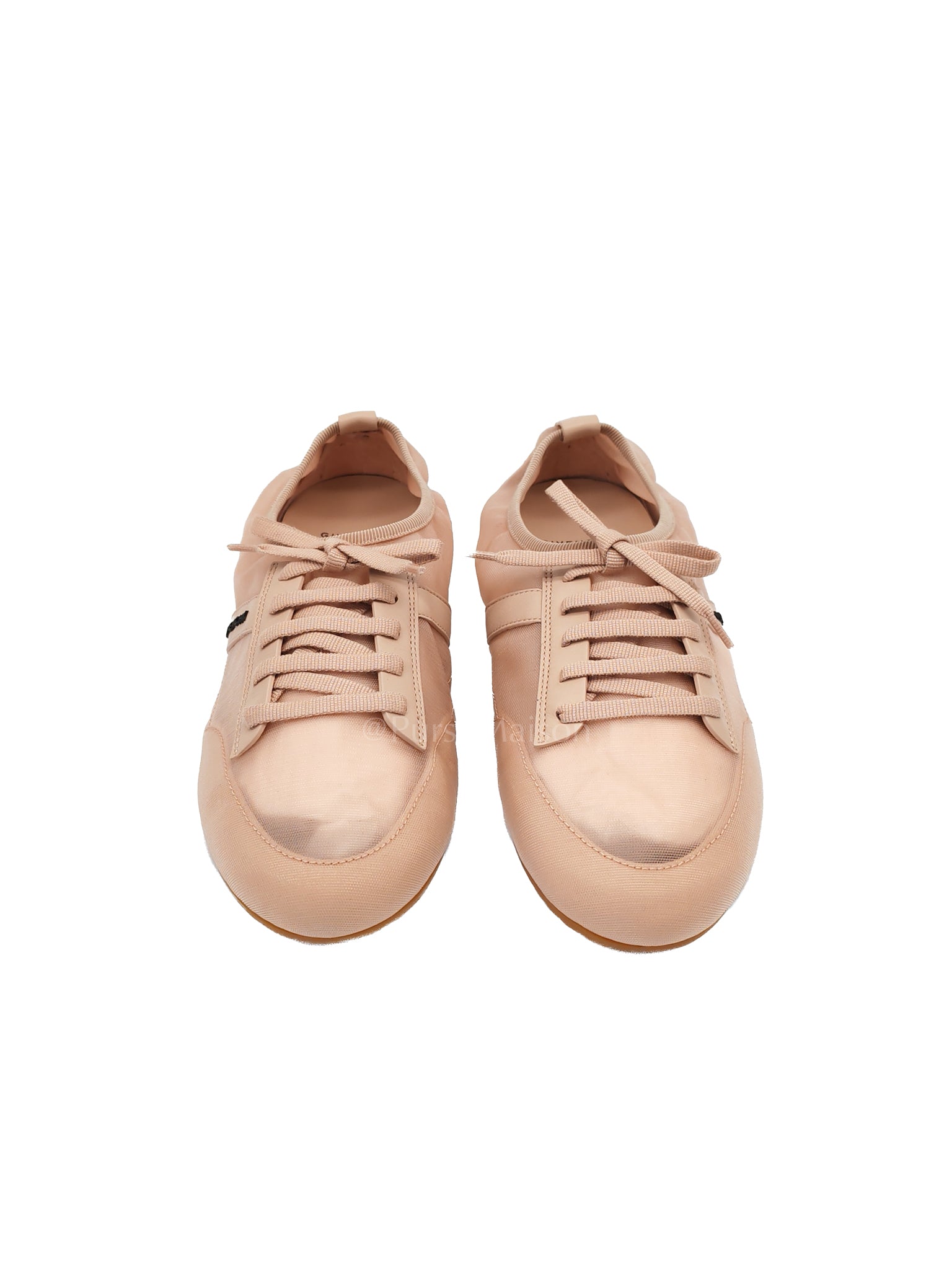 Polyamide Low Top Canvas Sneakers Pink 38.5EU (24cm) | Purse Maison Luxury Bags Shop