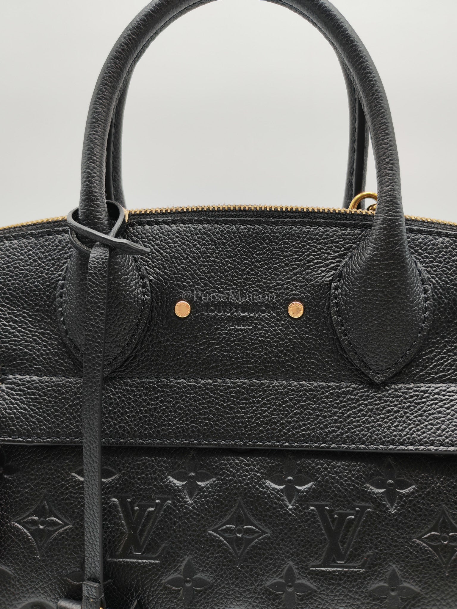 Pont Neuf Monogram MM Empreinte Leather Crossbody Bag (Date Code: CA0146) | Purse Maison Luxury Bags Shop