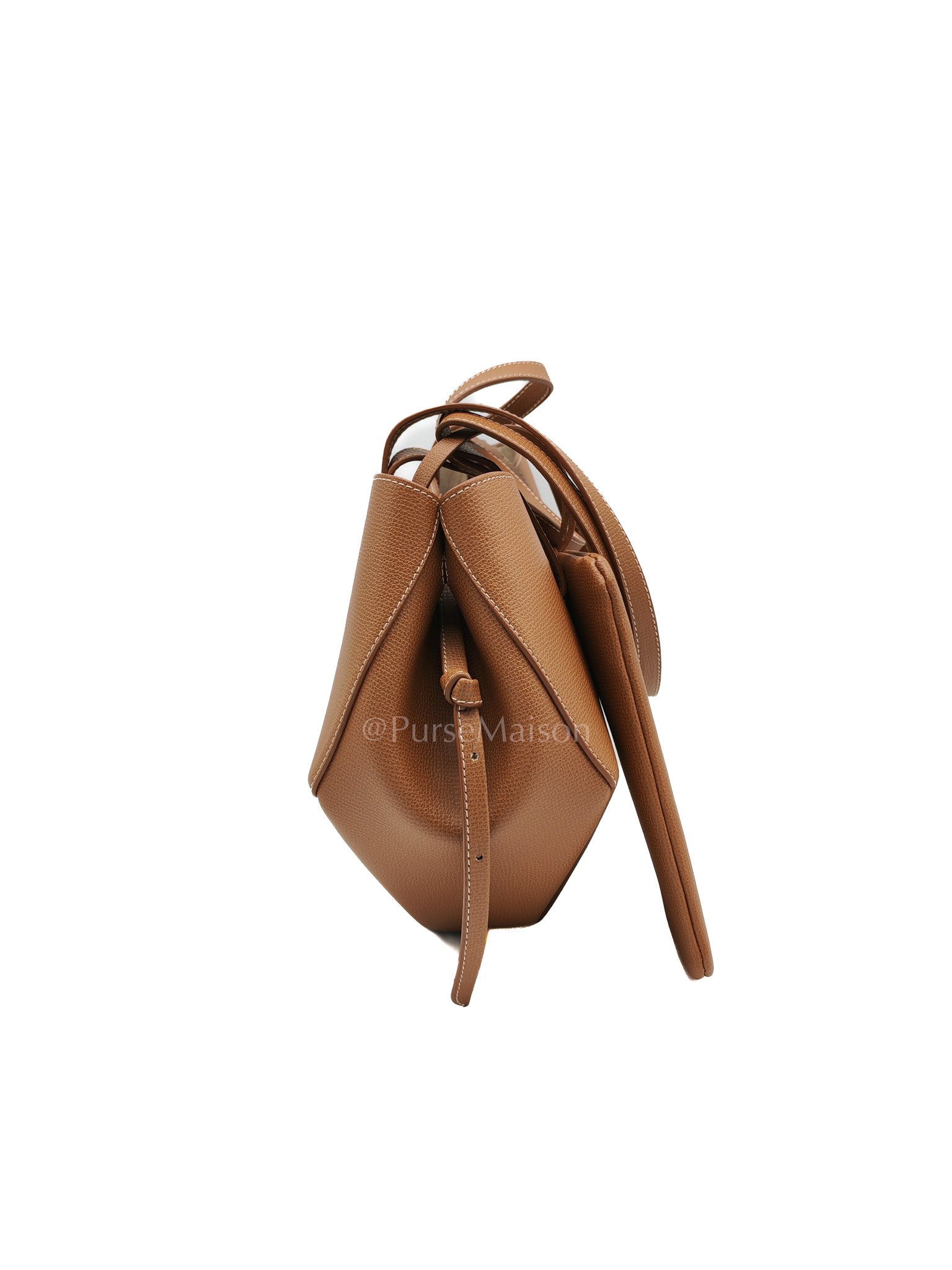 Cyme Mini in Camel Graine Leather Tote Bag