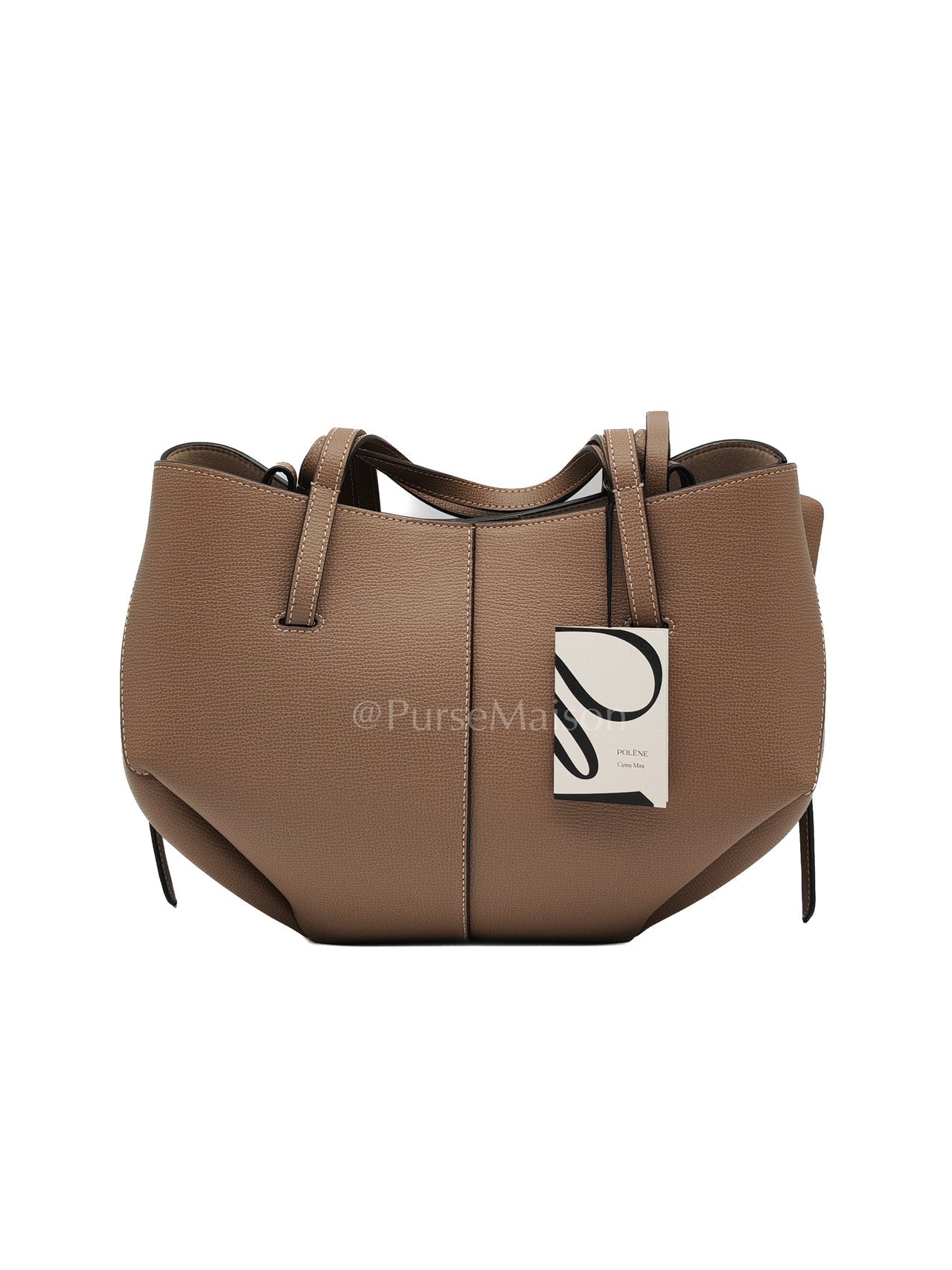 Cyme Mini in Root Graine Leather Shoulder Bag