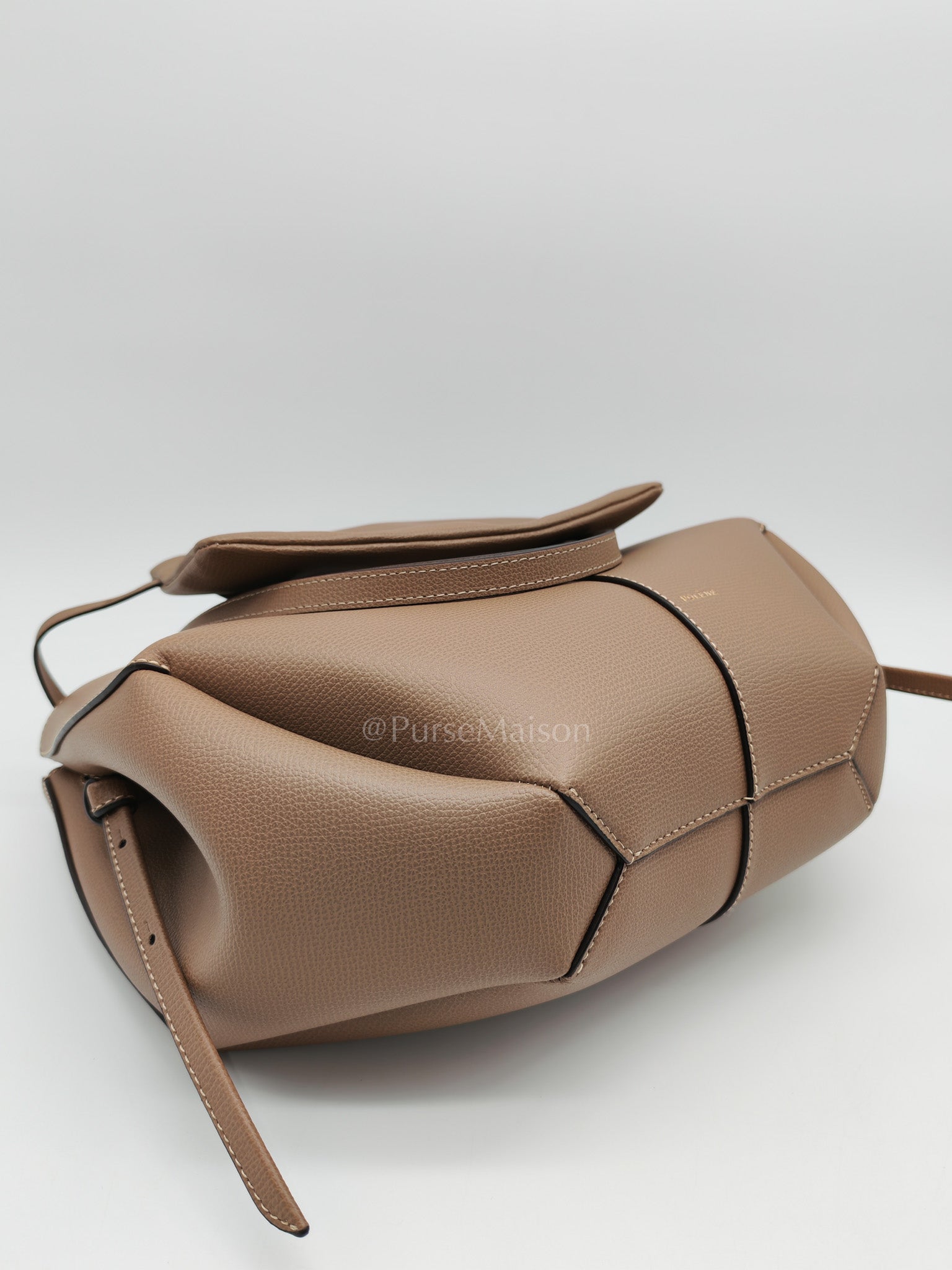 Cyme Mini in Root Graine Leather Shoulder Bag