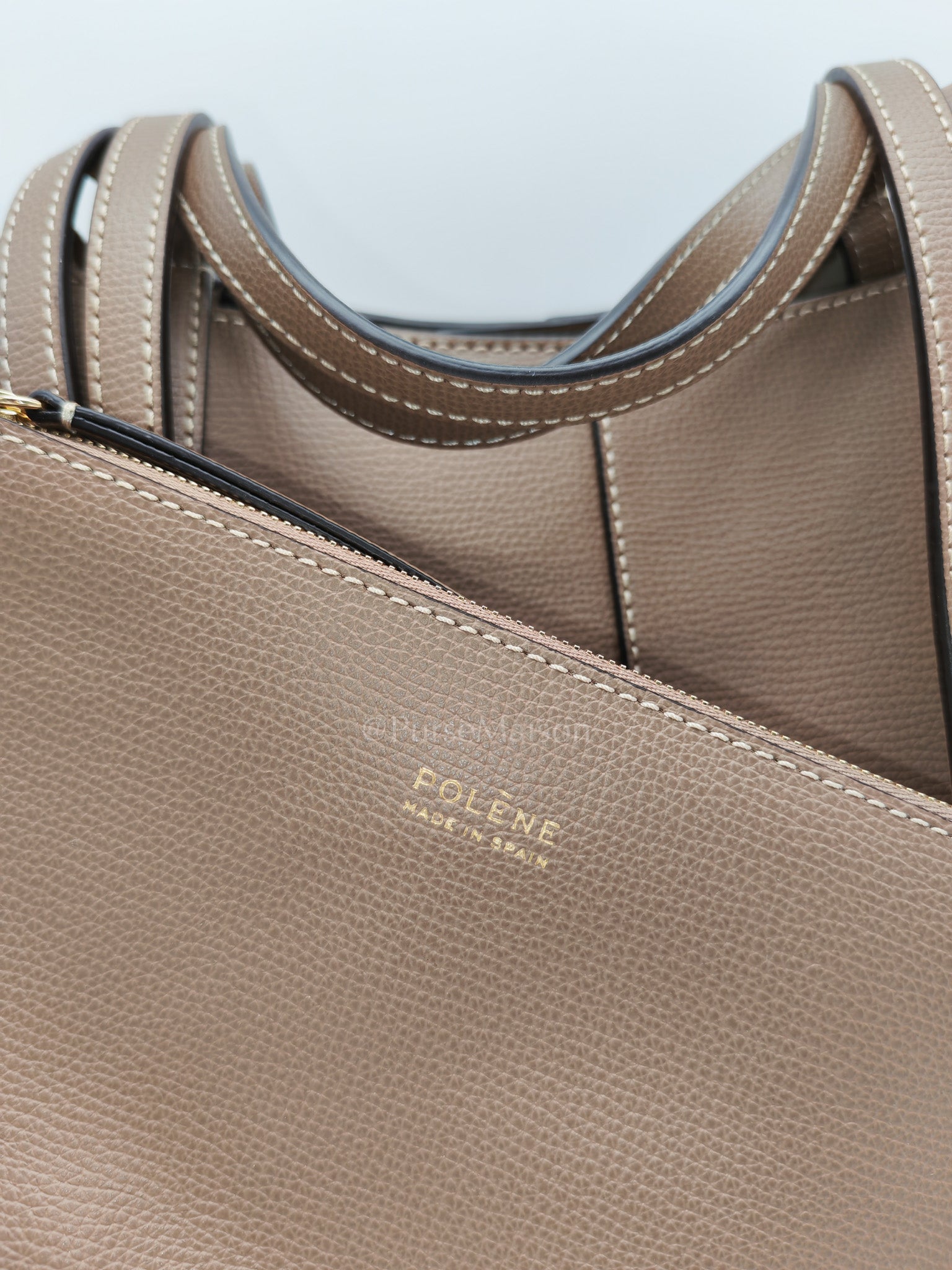 Cyme Mini in Root Graine Leather Shoulder Bag