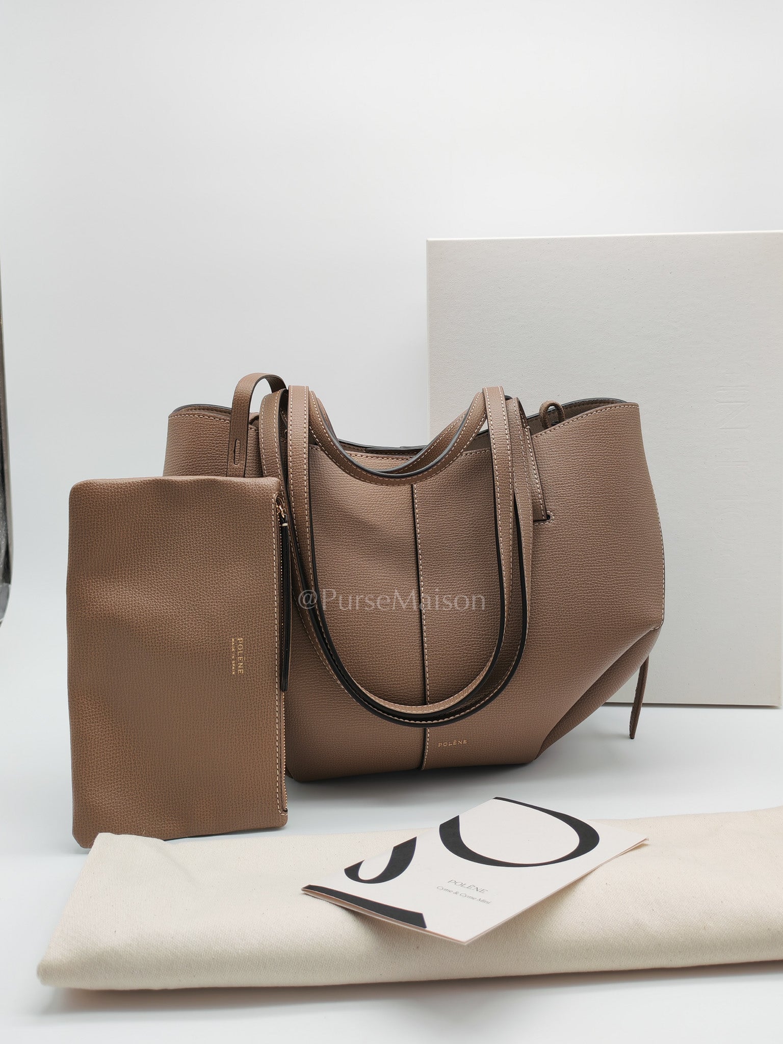 Cyme Mini in Root Graine Leather Shoulder Bag