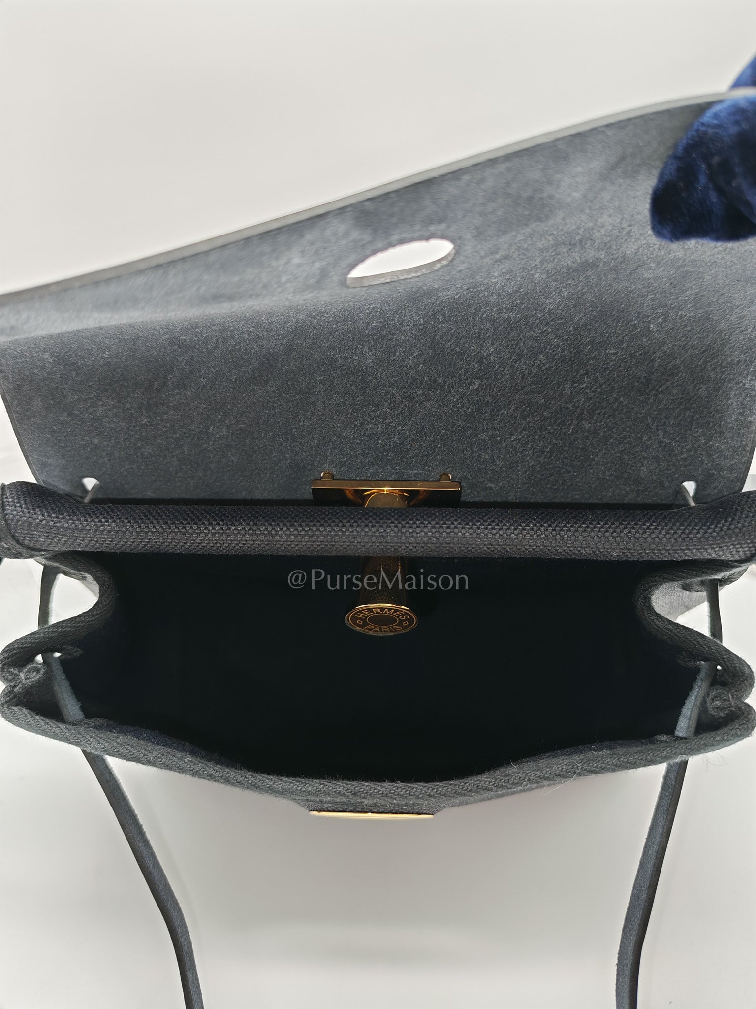 Mini Herbag Zip 20 Black Toile Miliotaire/Vache Hunter Canvas Crossbody Bag Stamp K (2025)