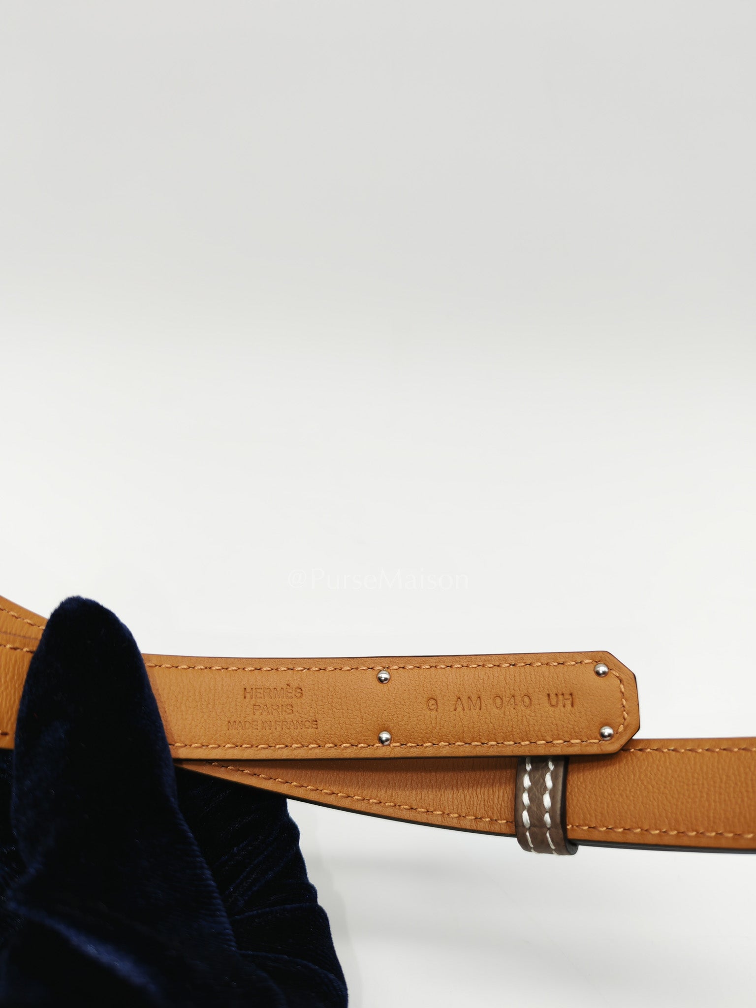 Kelly Belt in Etoupe Epsom Leather and Palladium Hardware Stamp G (2026)