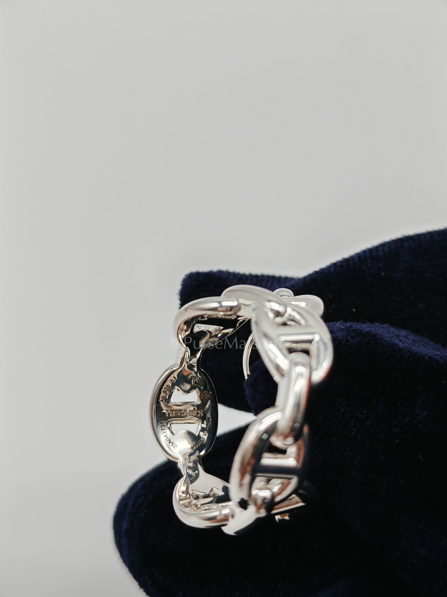 Chaine d' ancre Double Row Ring Size 51