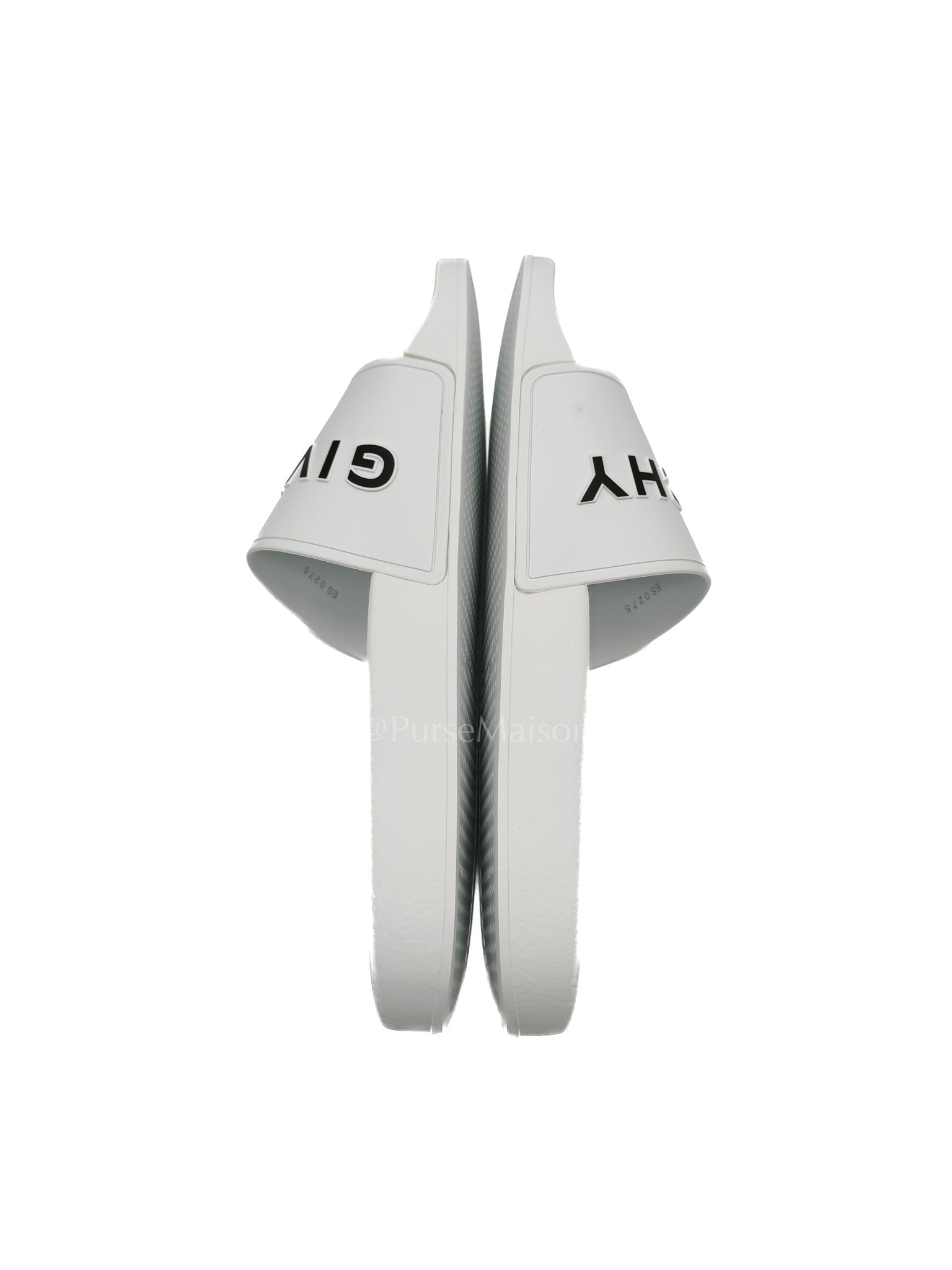 White Rubber Pool Slides Size 40EU (26 cm)