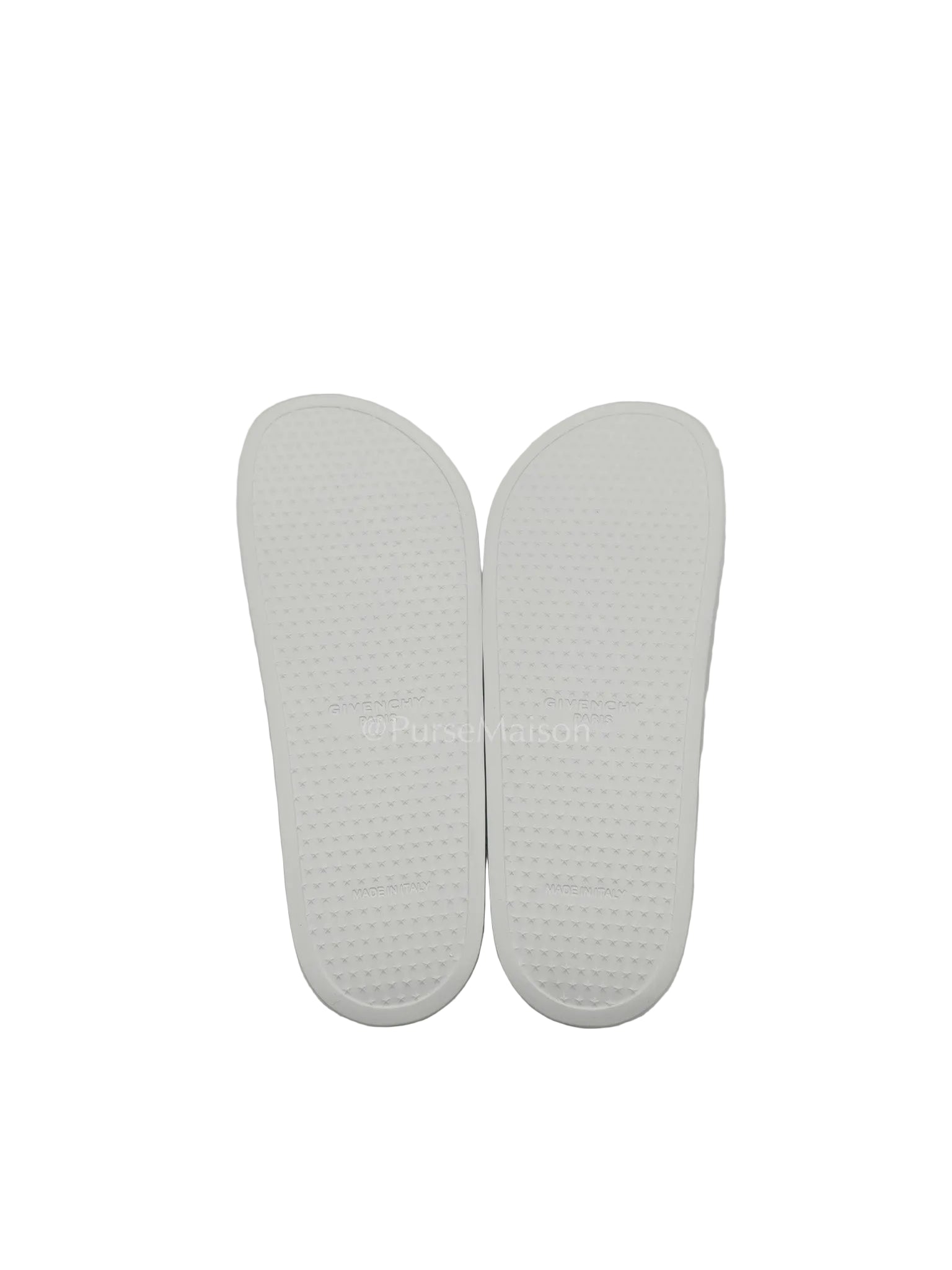 White Rubber Pool Slides Size 40EU (26 cm)