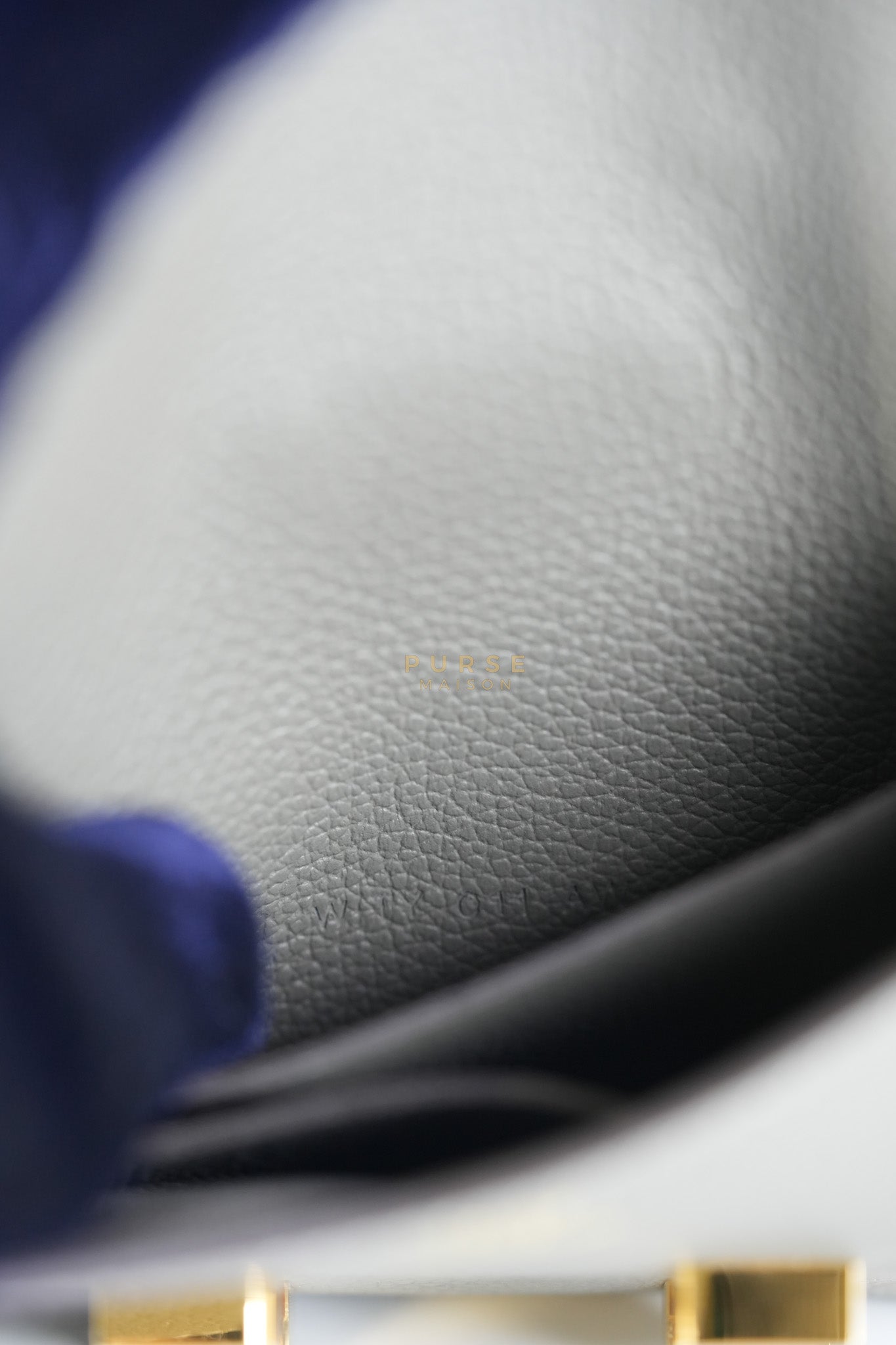 Constance Slim Wallet in Gris Meyer Evercolor Gold Hardware Stamp W(2024)