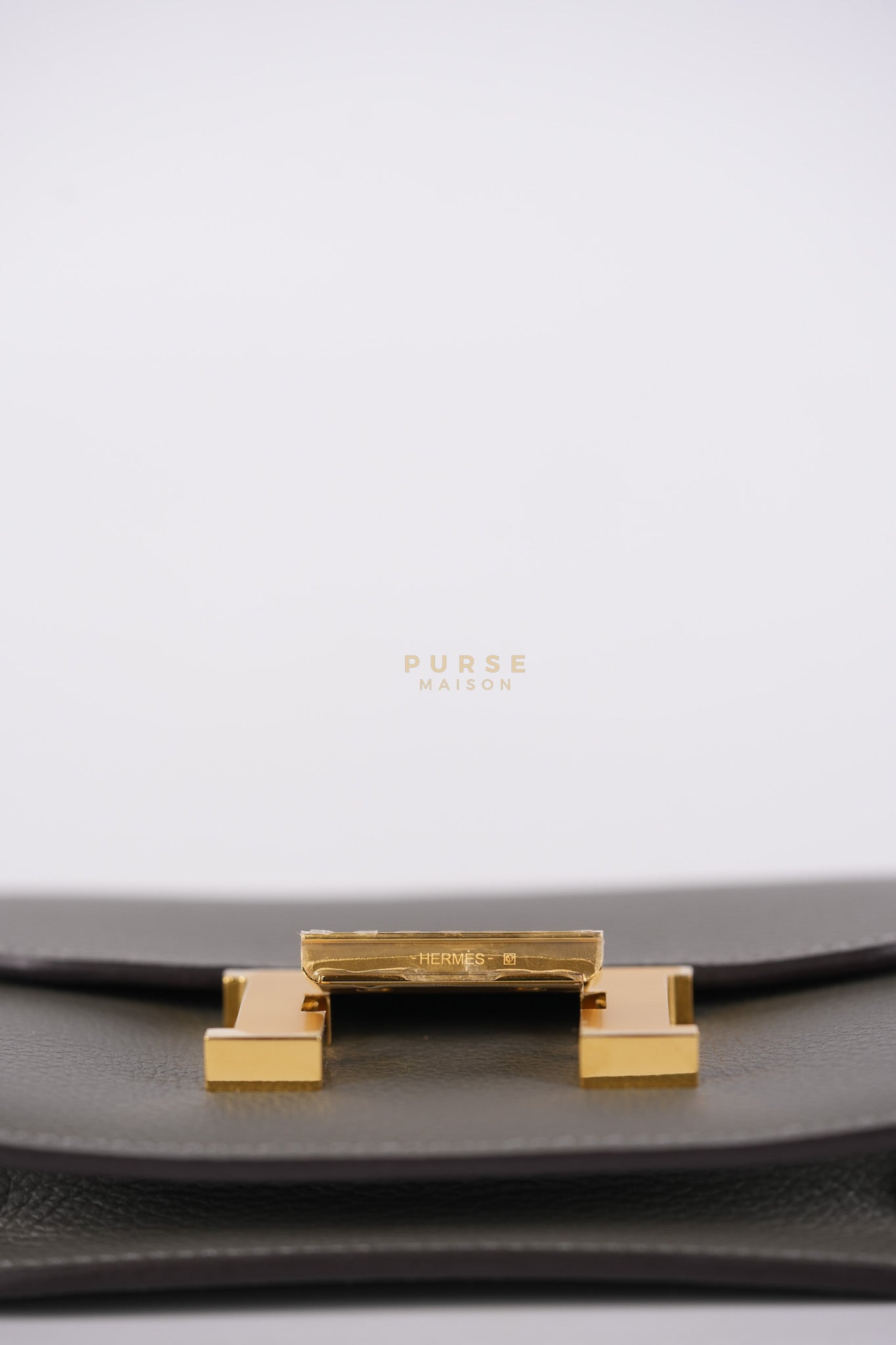 Constance Slim Wallet in Gris Meyer Evercolor Gold Hardware Stamp W(2024)