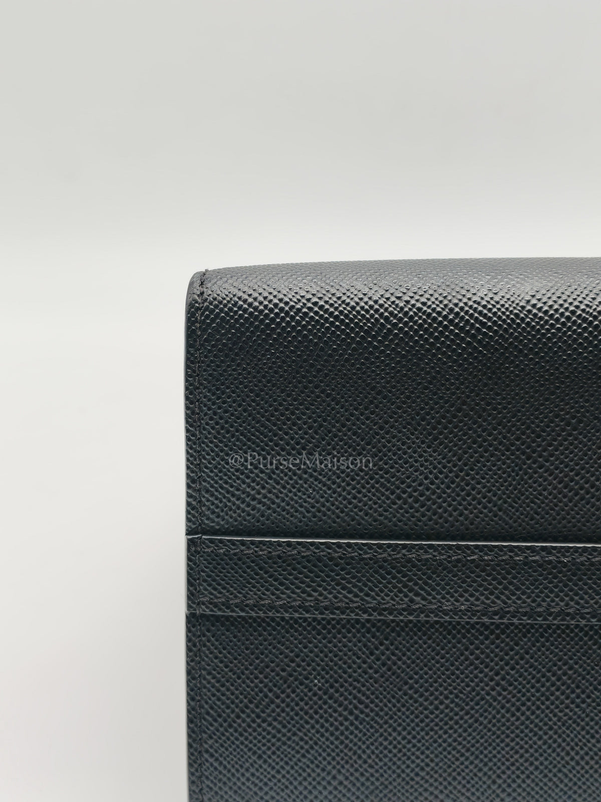 1BA156 Monochrome Bag Small in Black Saffiano Cuir Leater Gold Hardware | Purse Maison Luxury Bags Shop