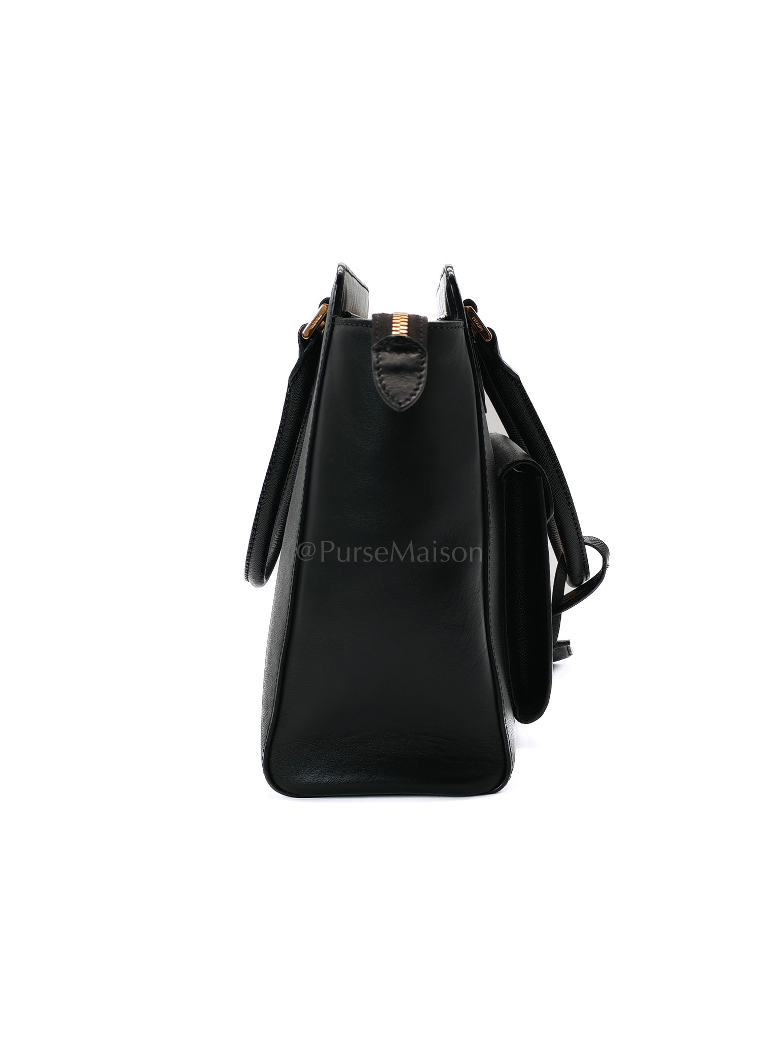 1BA189 Borsa A Mano in Black Saffiano Crossbody Bag | Purse Maison Luxury Bags Shop