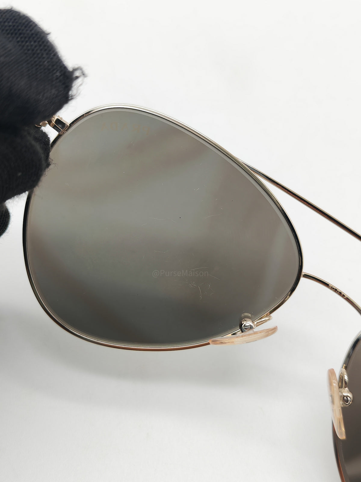 Prada Linea Rossa Men's Aviator Sunglasses | Purse Maison Luxury Bags Shop