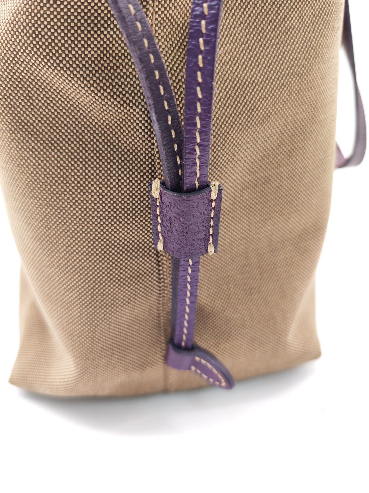 Prada Logo Jacquard Canvas in Brown Tote Bag | Purse Maison Luxury Bags Shop