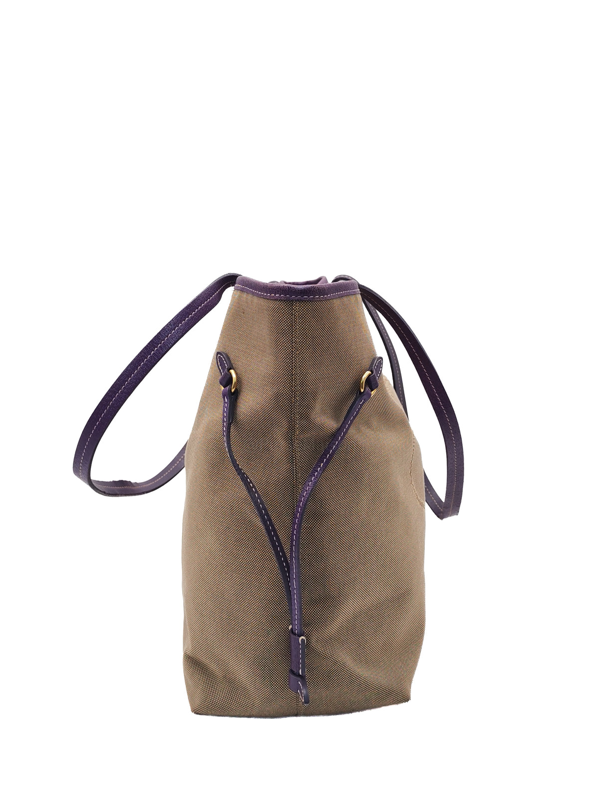 Prada Logo Jacquard Canvas in Brown Tote Bag | Purse Maison Luxury Bags Shop