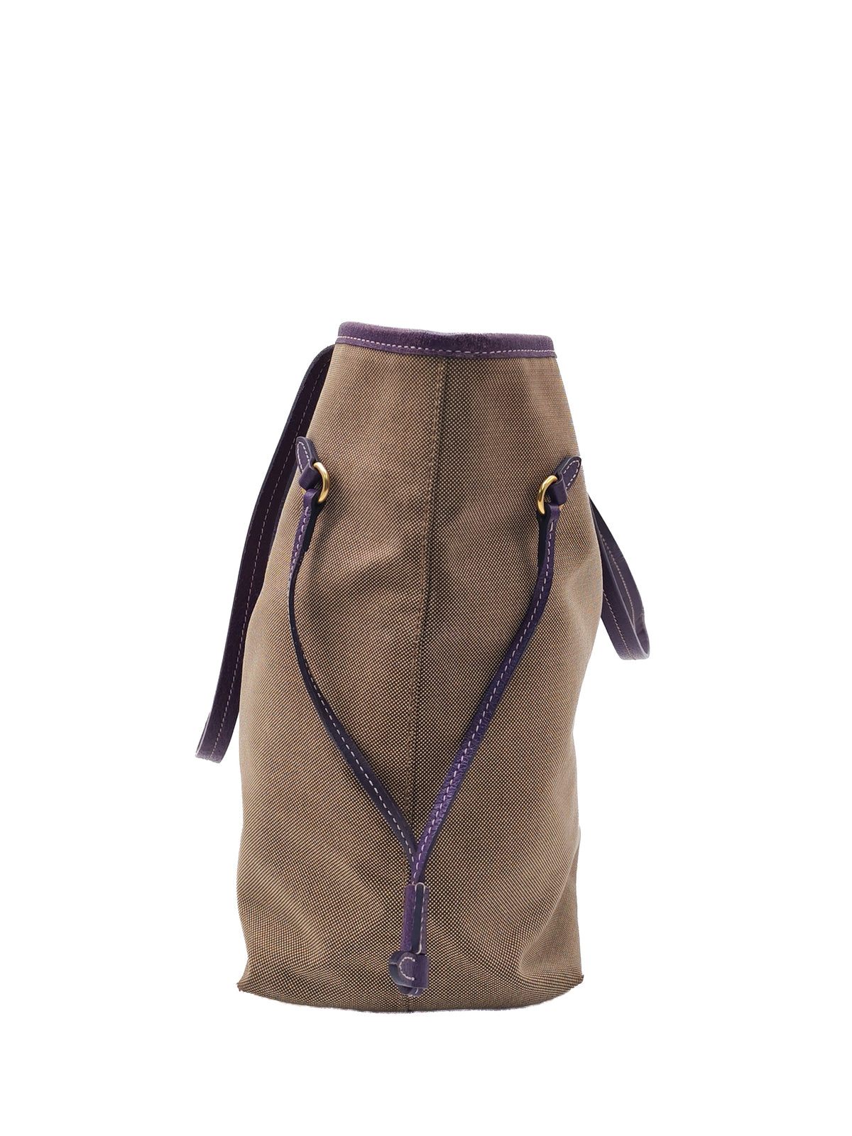 Prada Logo Jacquard Canvas in Brown Tote Bag | Purse Maison Luxury Bags Shop