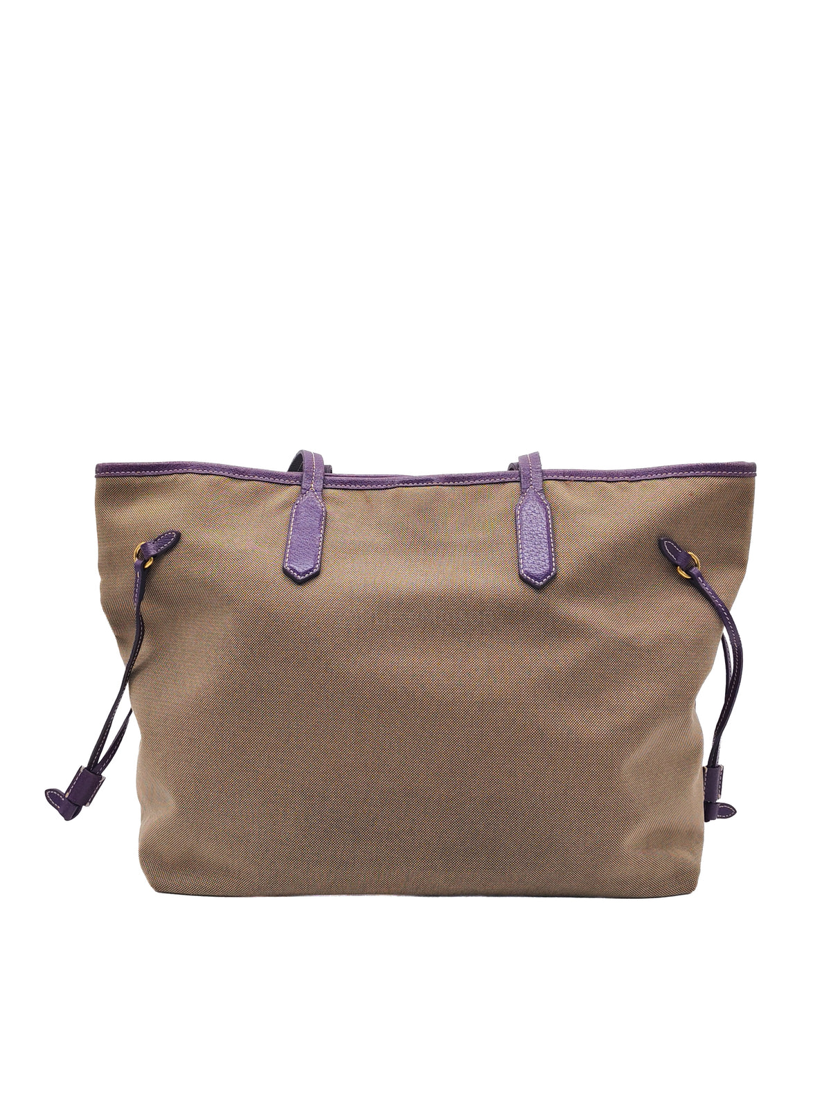 Prada Logo Jacquard Canvas in Brown Tote Bag | Purse Maison Luxury Bags Shop