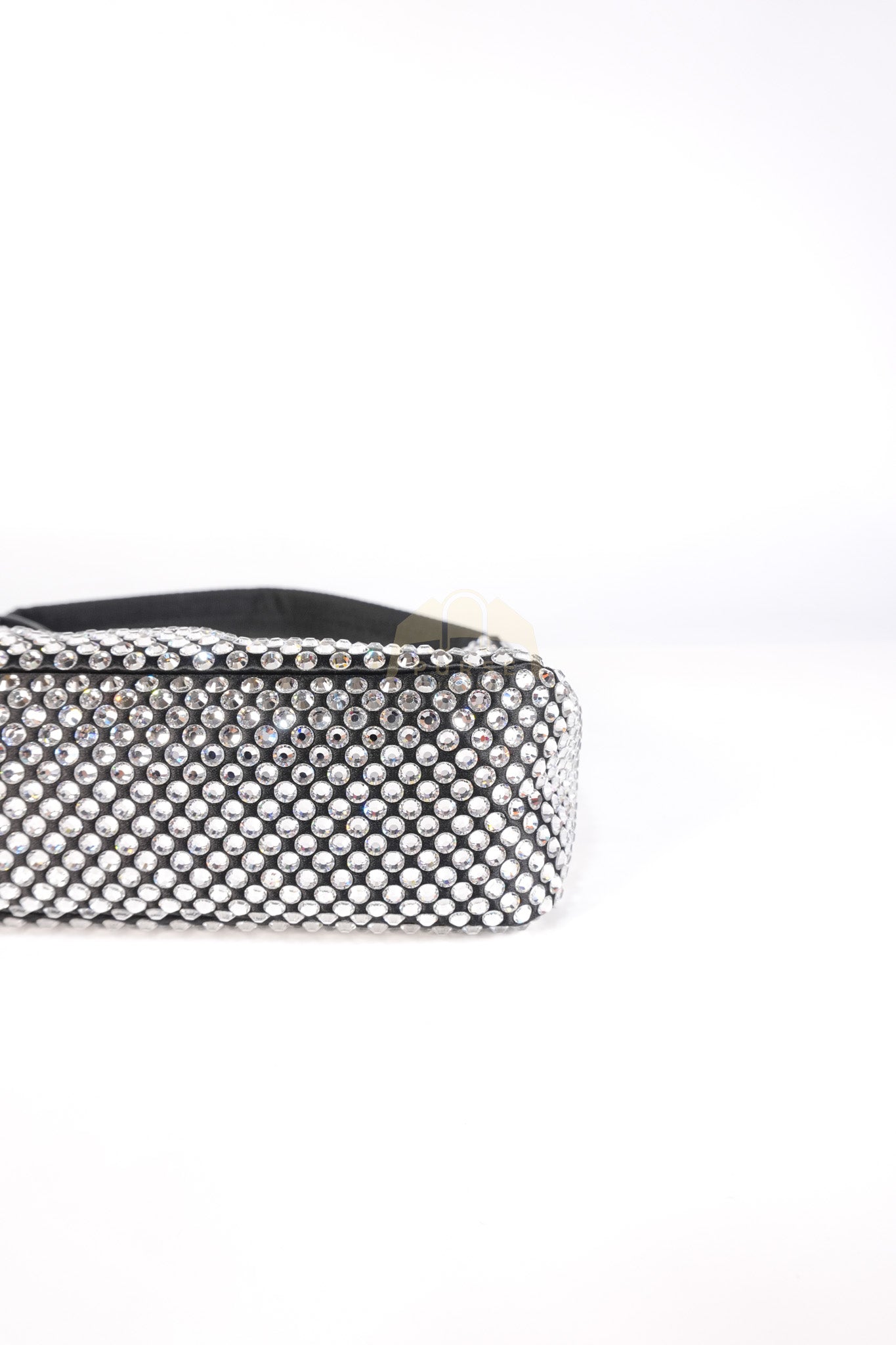 Re-Edition 2000 Black Nylon with Crystals Shoulder Bag | Purse Maison Luxury Bags Shop