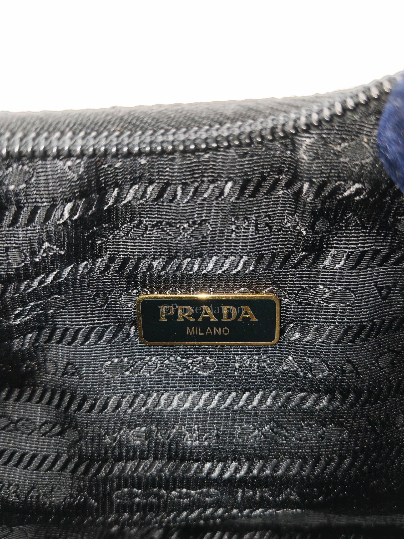 Prada Re-edition in Black Tessuto Nylon Quilted Canvas | Purse Maison Luxury Bags Shop